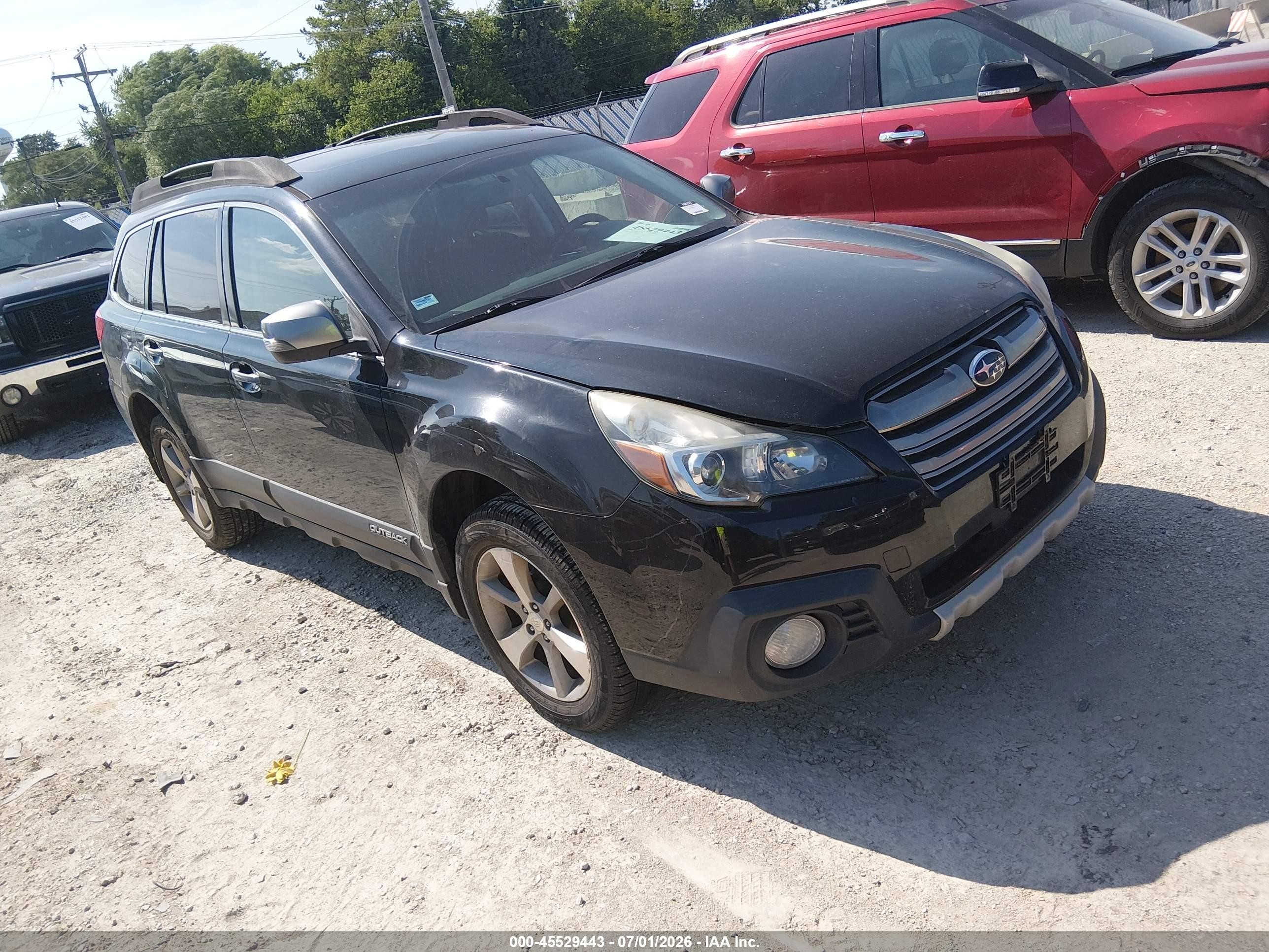 2013 Subaru Outback 2.5i Limited Black vin: 4S4BRCSC5D3232665