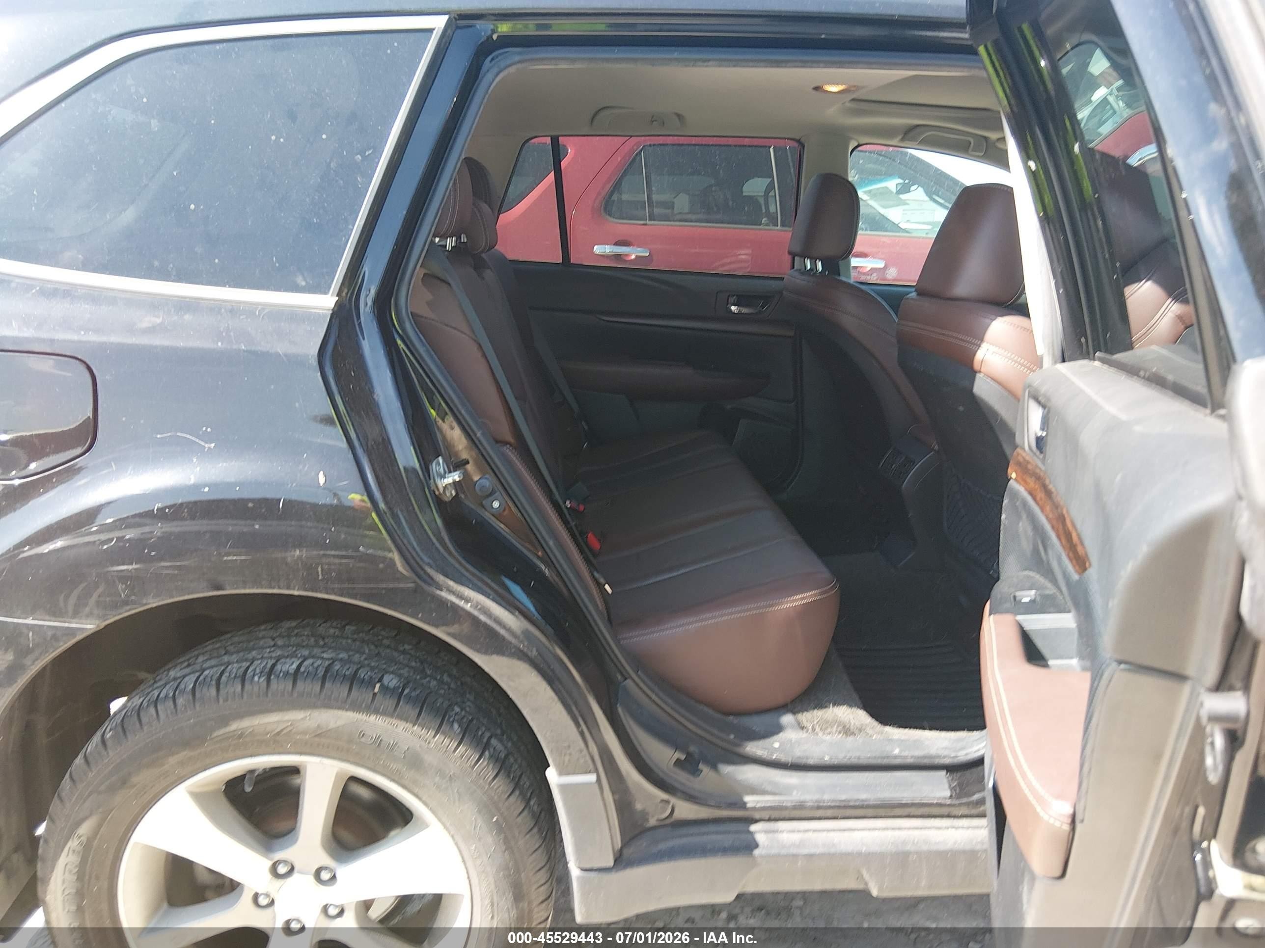 2013 Subaru Outback 2.5i Limited Black vin: 4S4BRCSC5D3232665