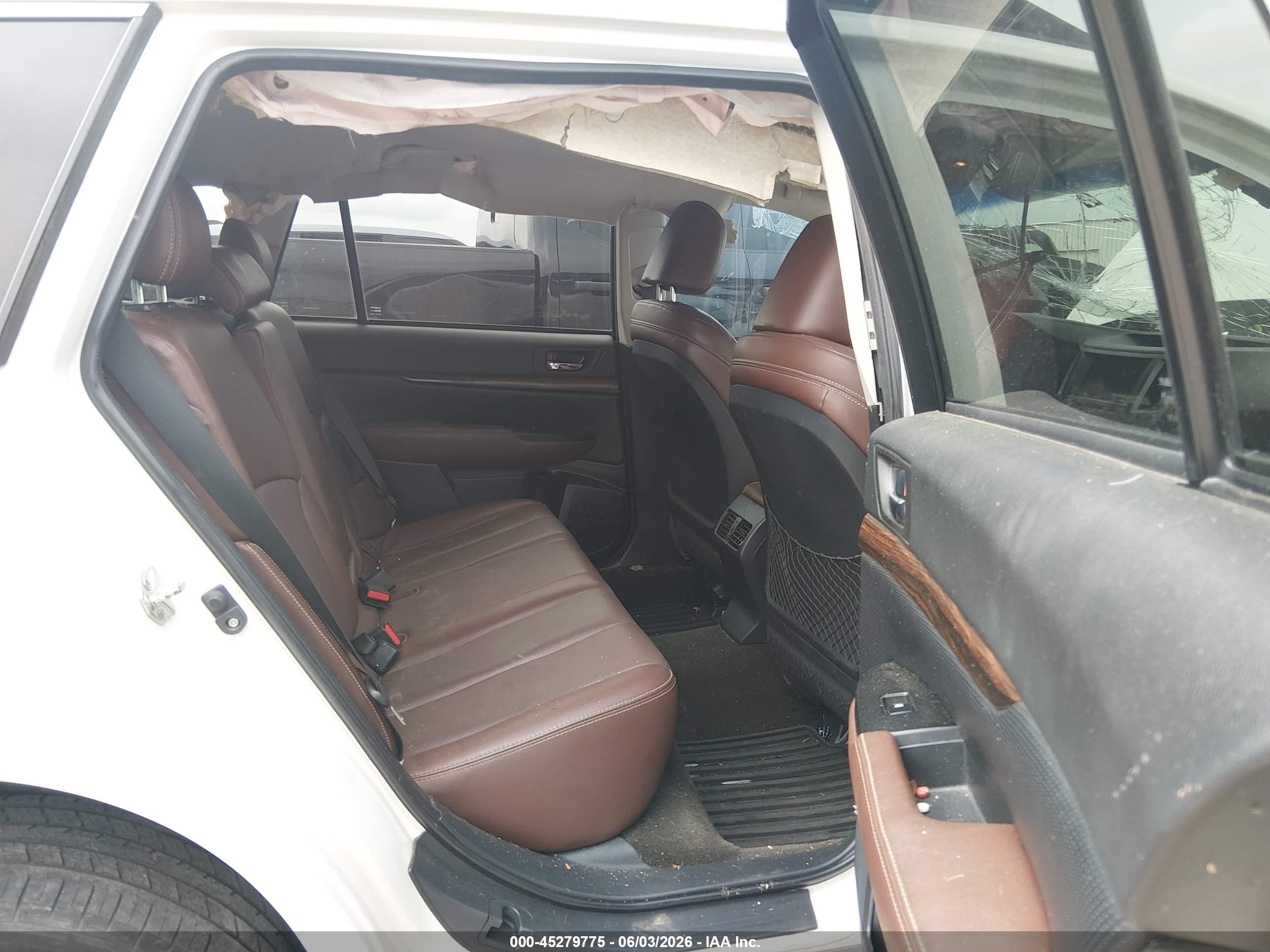 2013 Subaru Outback 2.5i Limited Белый vin: 4S4BRCSCXD3282509