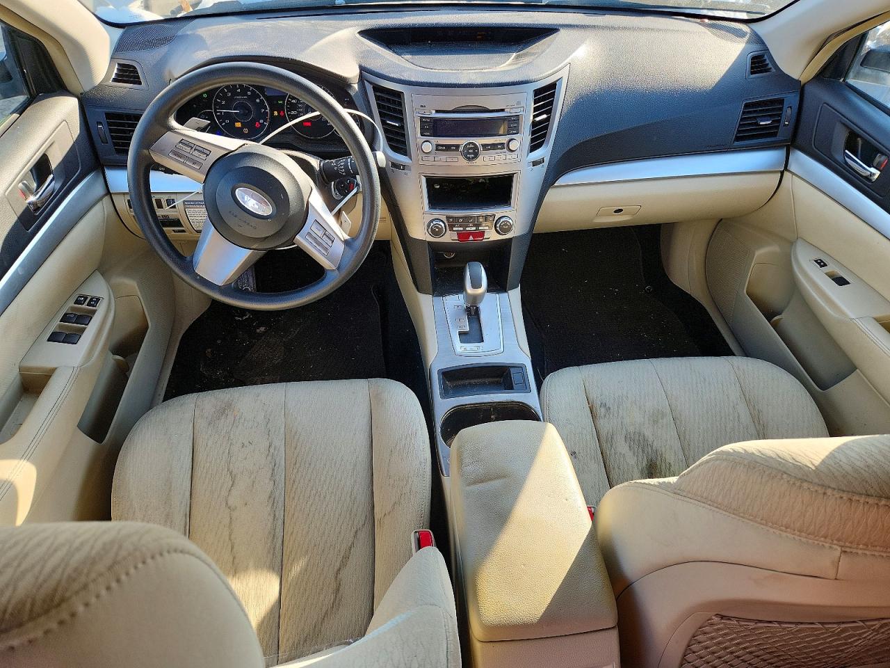 2011 Subaru Outback 3.6r White vin: 4S4BRDAC6B2378177