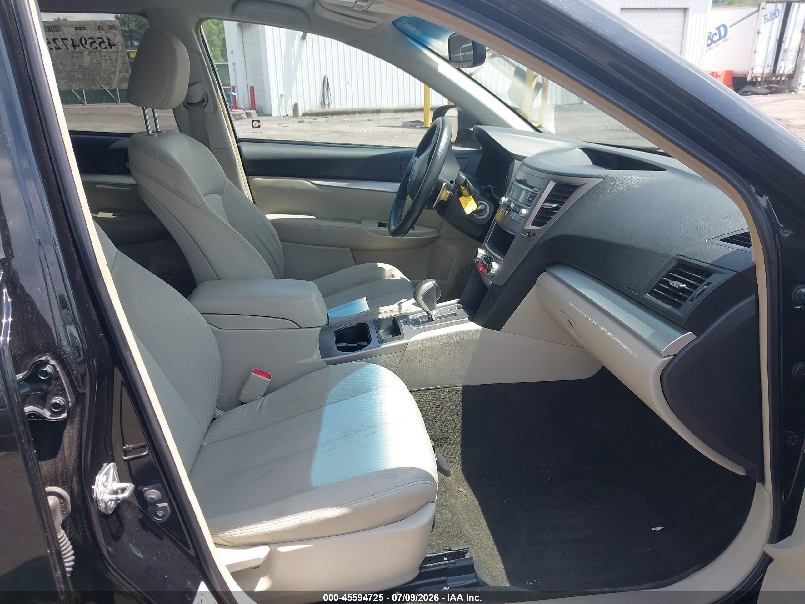 2012 Subaru Outback 3.6r Black vin: 4S4BRDAC7C2267896