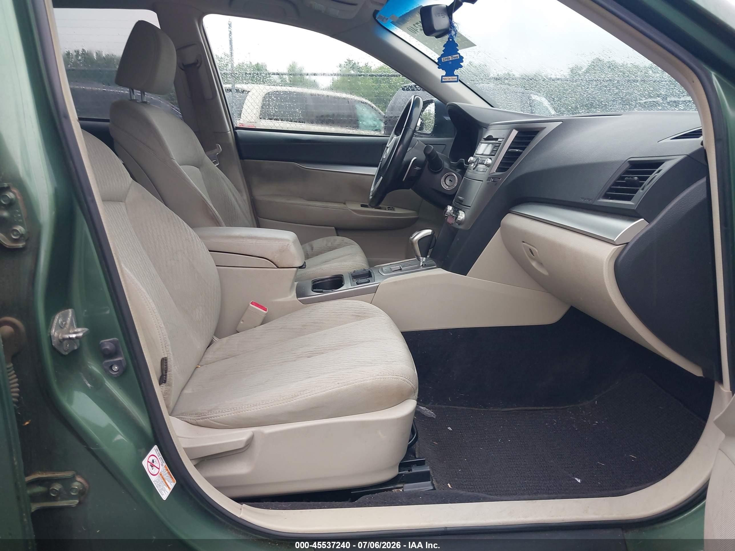 2010 Subaru Outback 3.6r Premium Green vin: 4S4BRDCC2A2369858