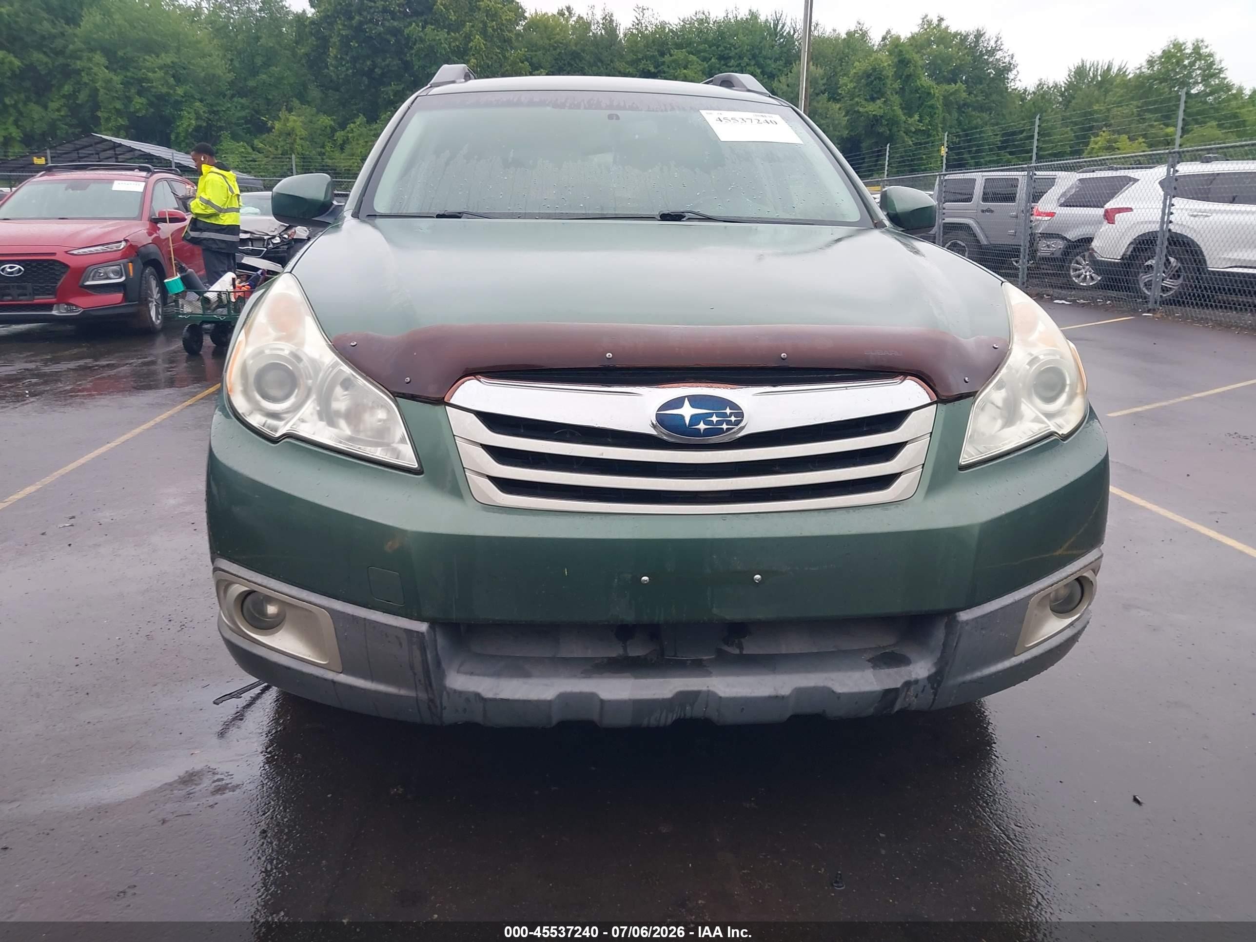 2010 Subaru Outback 3.6r Premium Green vin: 4S4BRDCC2A2369858