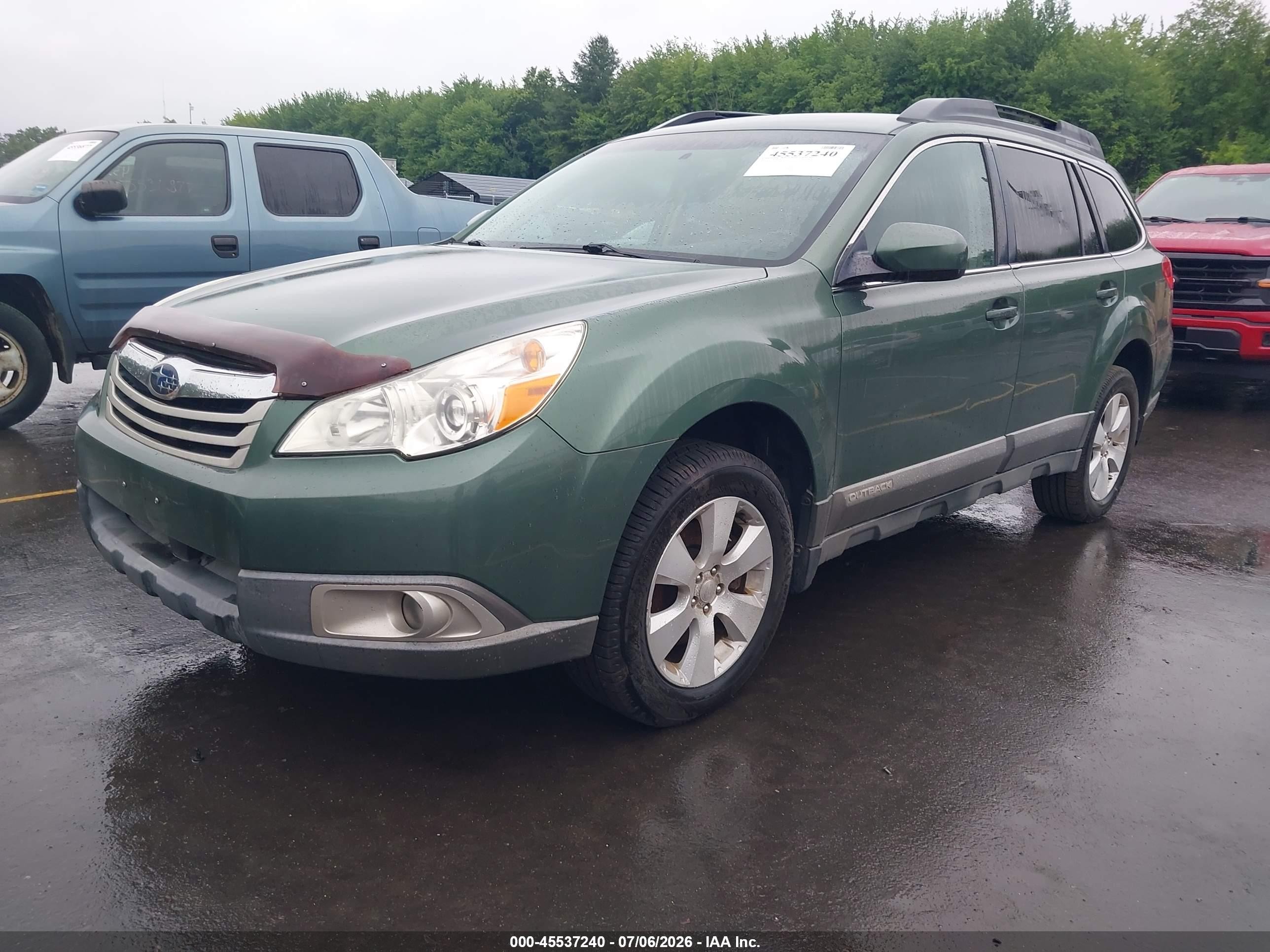 2010 Subaru Outback 3.6r Premium Green vin: 4S4BRDCC2A2369858