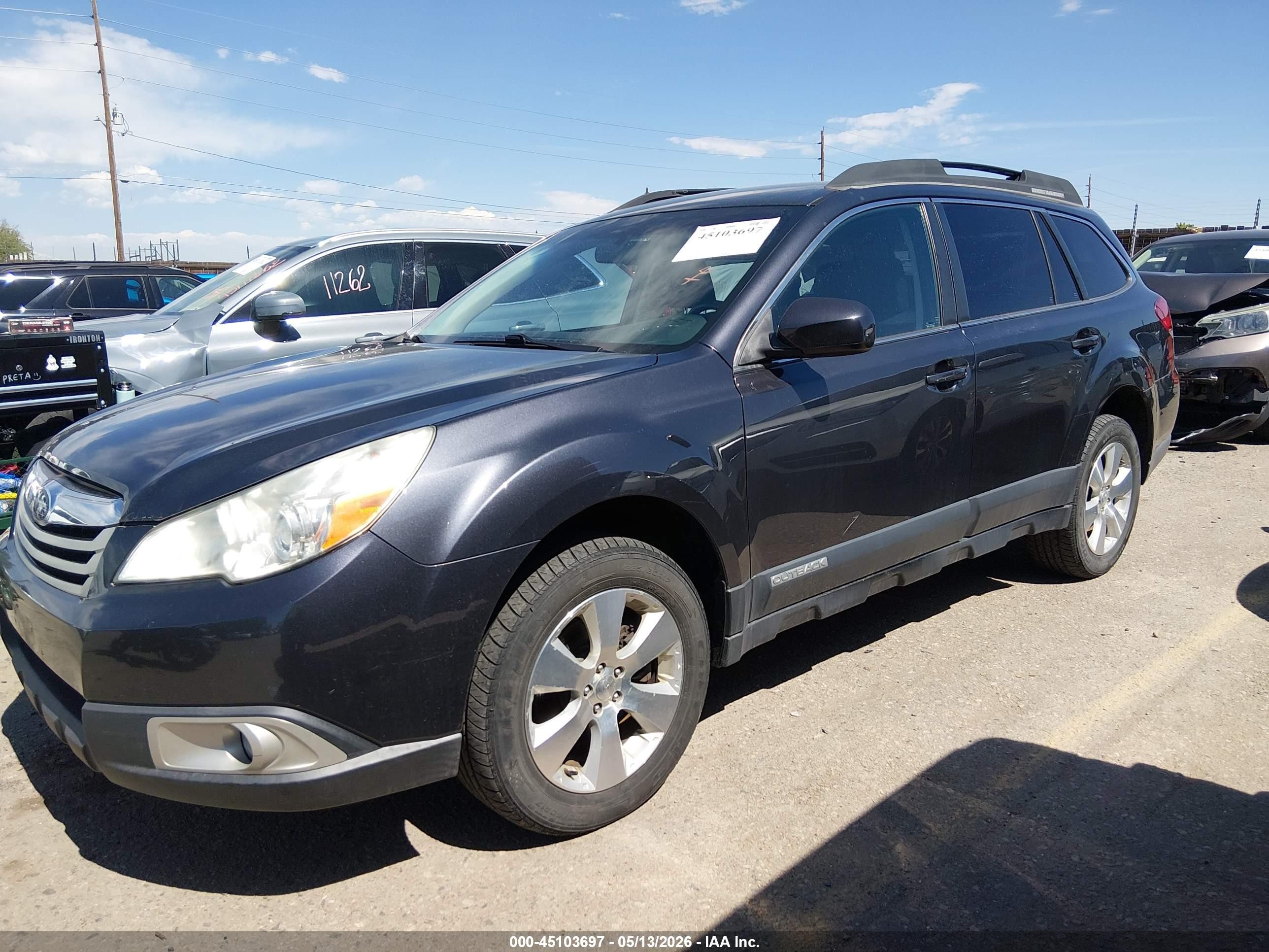 2011 Subaru Outback 3.6r Premium Gray vin: 4S4BRDCC4B2409469