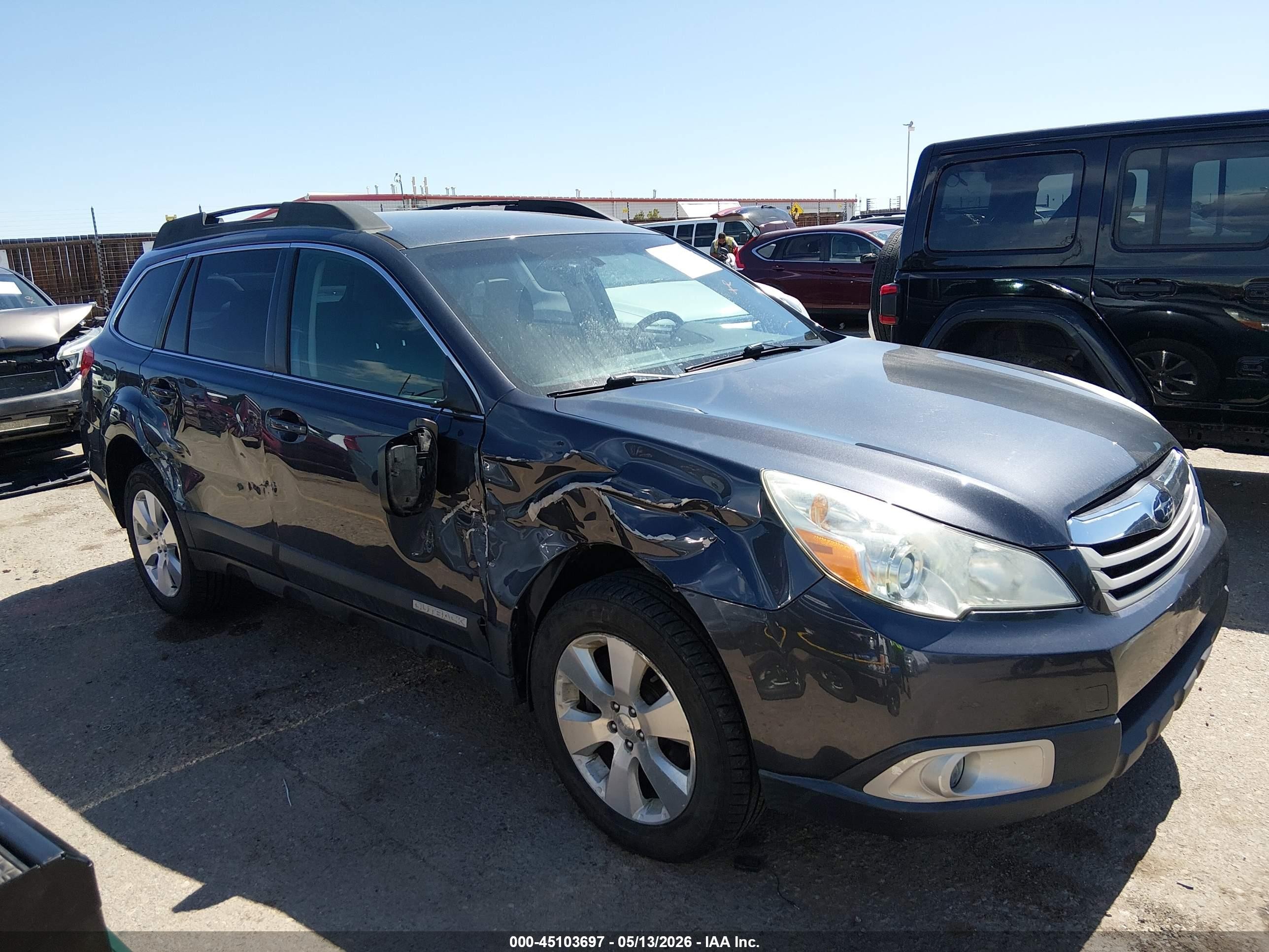 2011 Subaru Outback 3.6r Premium Gray vin: 4S4BRDCC4B2409469