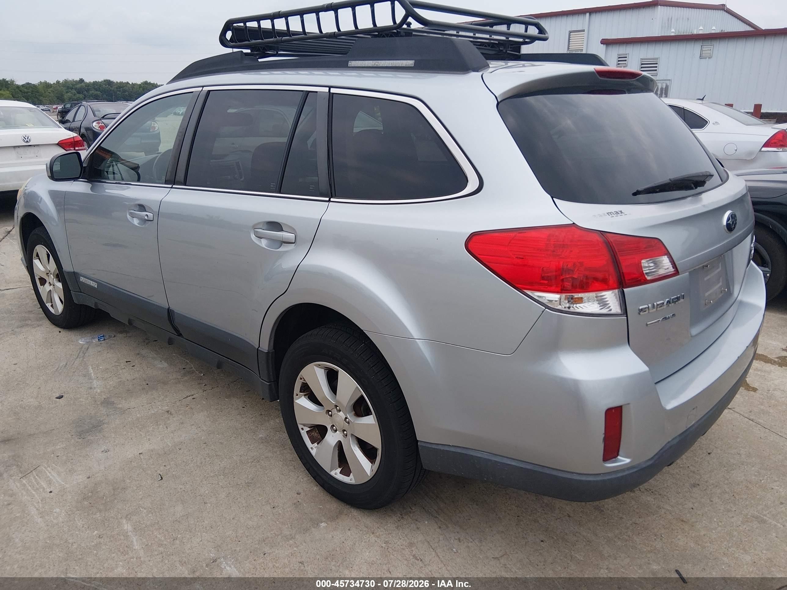 2012 Subaru Outback 3.6r Limited Gray vin: 4S4BRDGC3C2230853