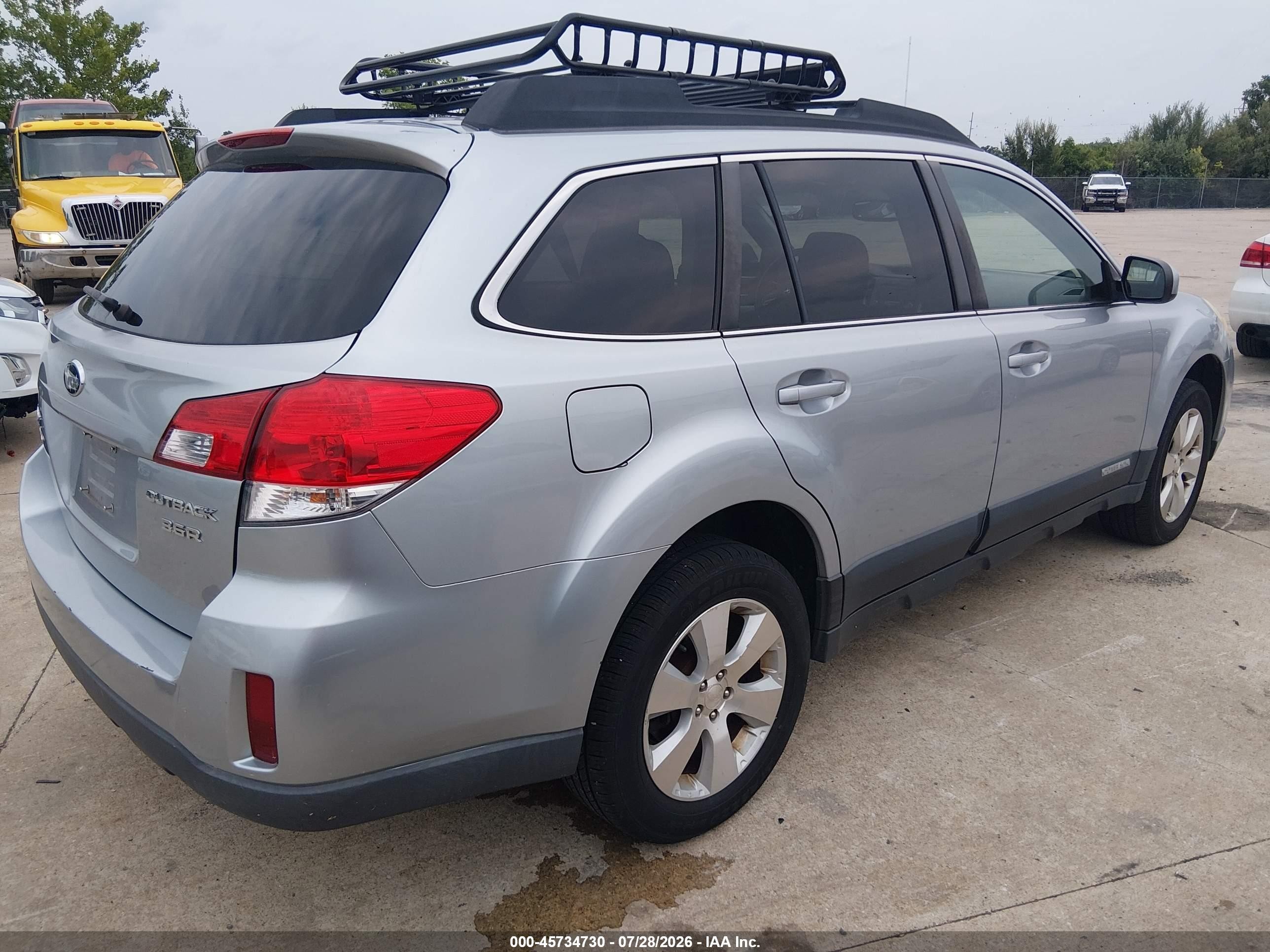2012 Subaru Outback 3.6r Limited Gray vin: 4S4BRDGC3C2230853