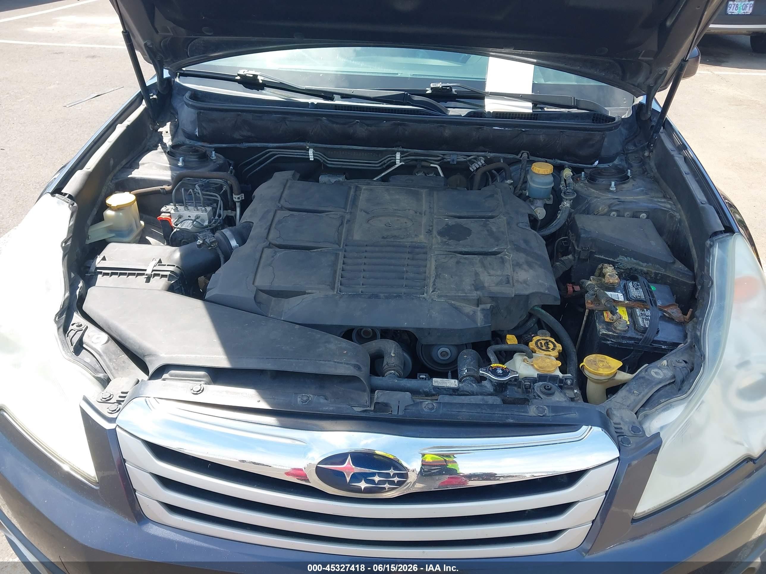 2010 Subaru Outback 3.6r Premium Black vin: 4S4BRDHC3A2367724