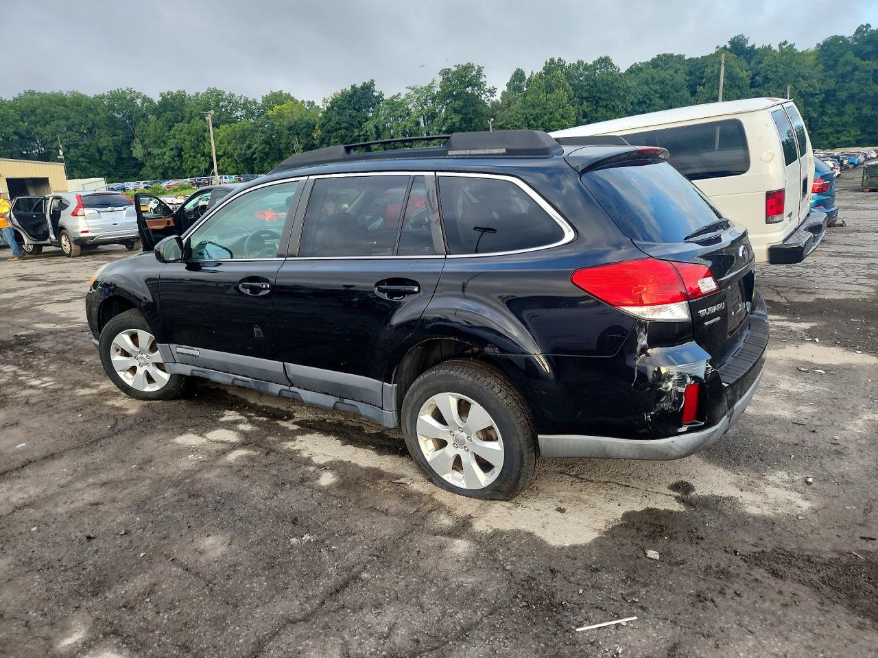 2010 Subaru Outback 3.6r Limited Black vin: 4S4BRDJC1A2366968