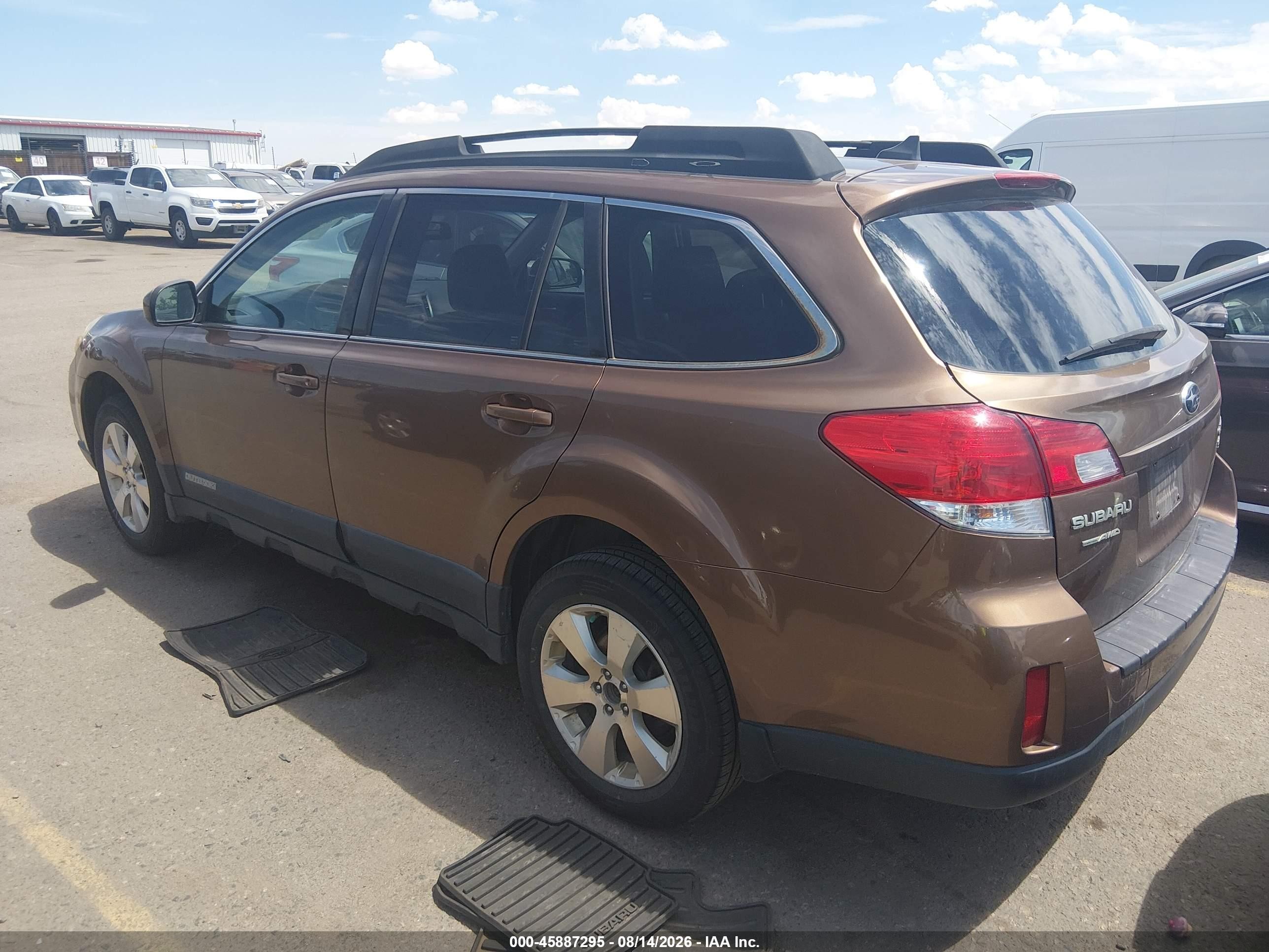 2011 Subaru Outback 3.6r Limited Brown vin: 4S4BRDJC2B2362476
