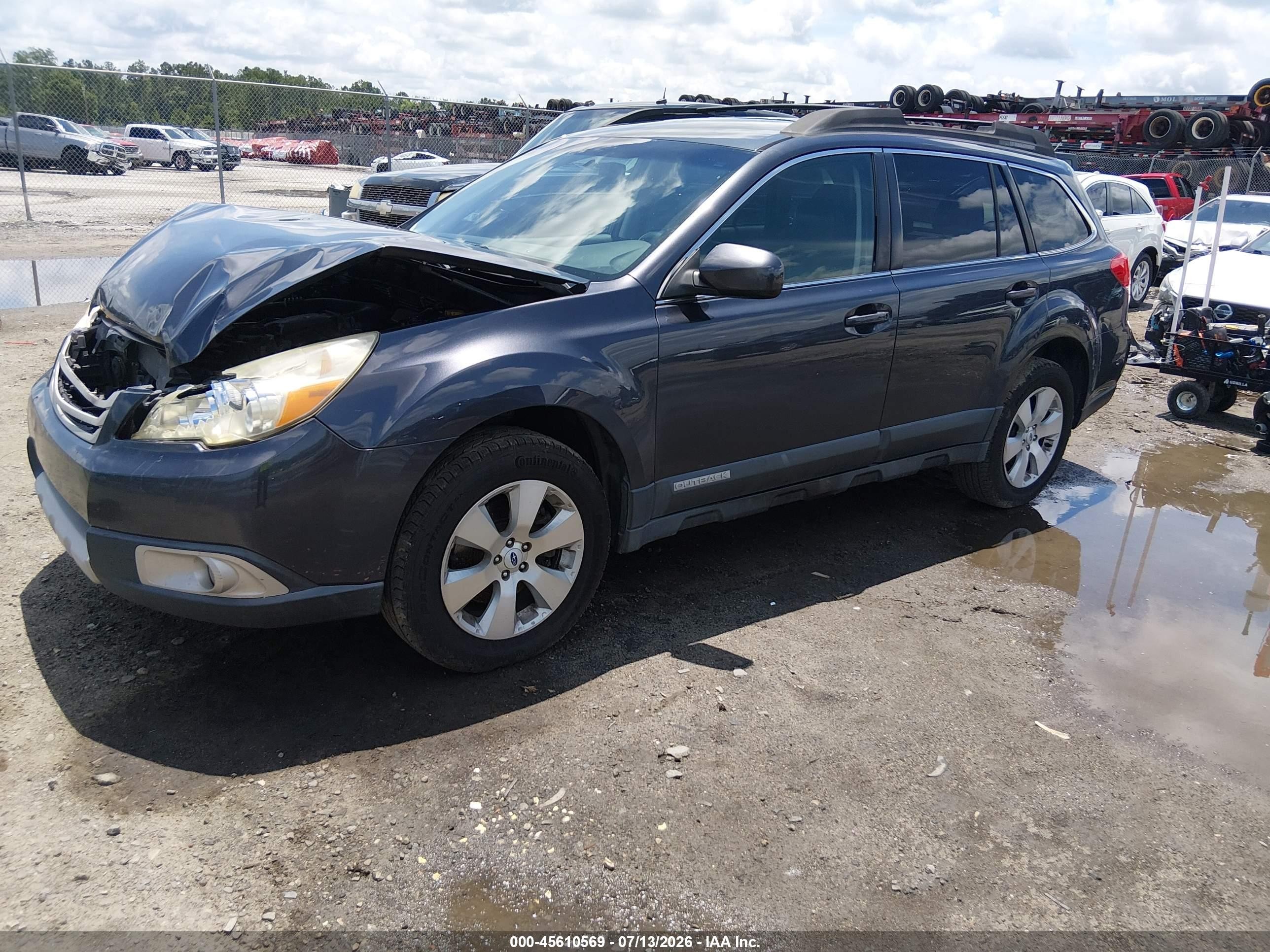 2011 Subaru Outback 3.6r Limited Gray vin: 4S4BRDJC2B2441422
