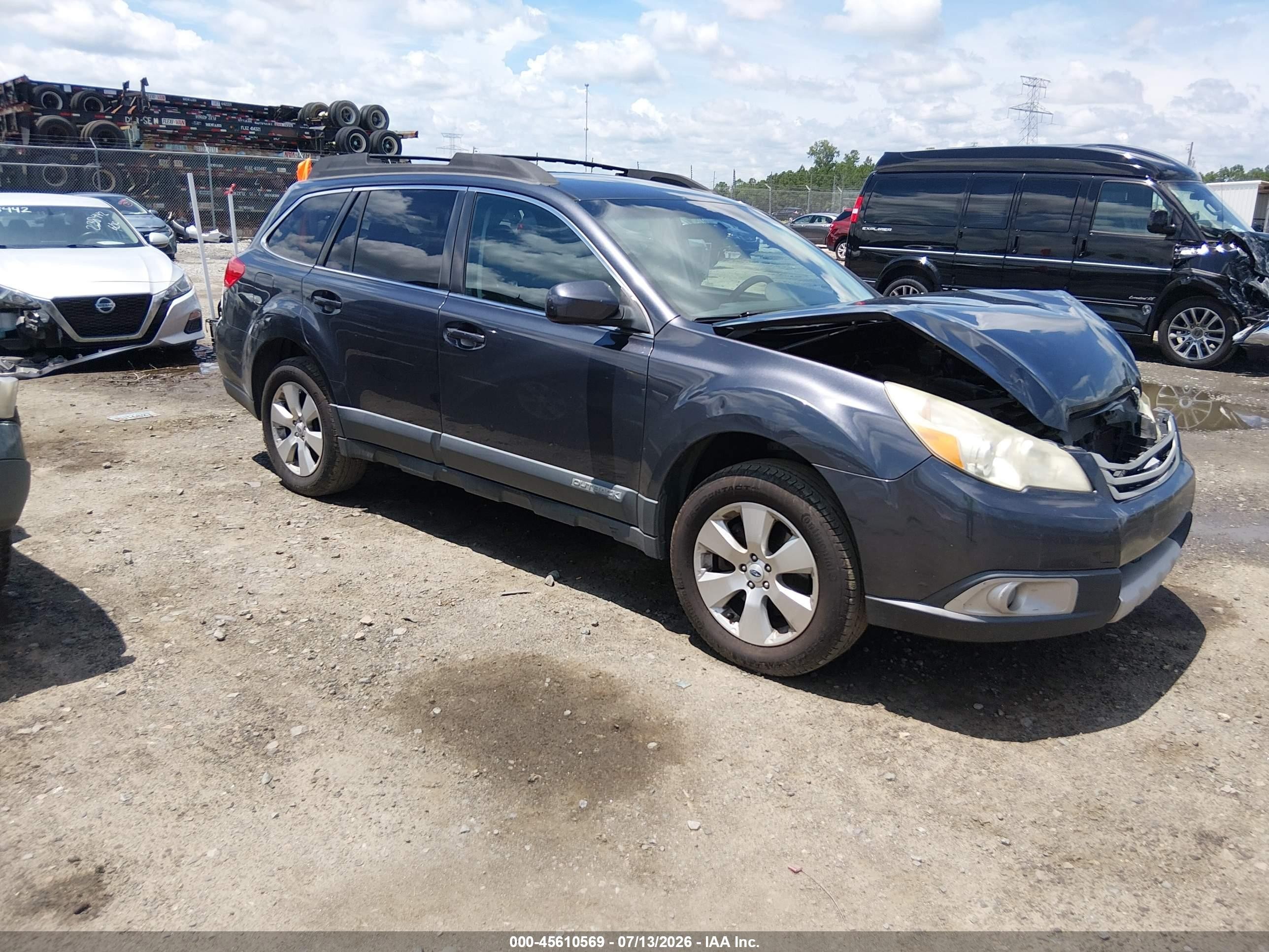 2011 Subaru Outback 3.6r Limited Gray vin: 4S4BRDJC2B2441422