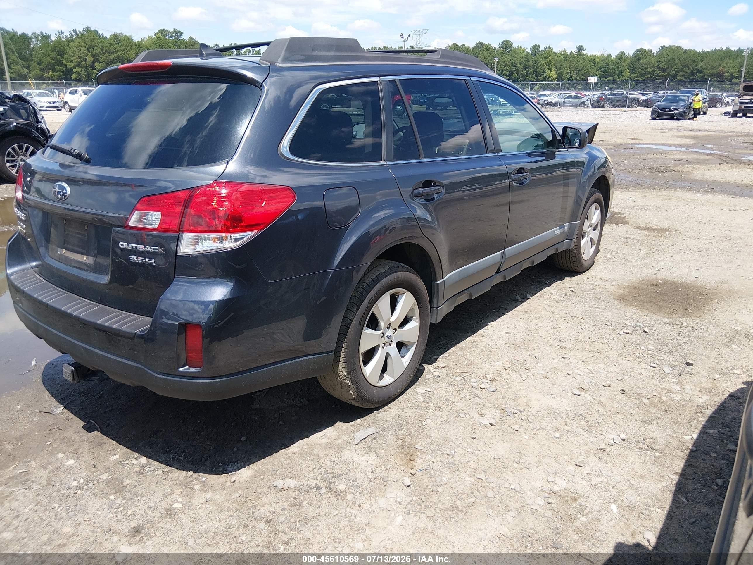 2011 Subaru Outback 3.6r Limited Gray vin: 4S4BRDJC2B2441422