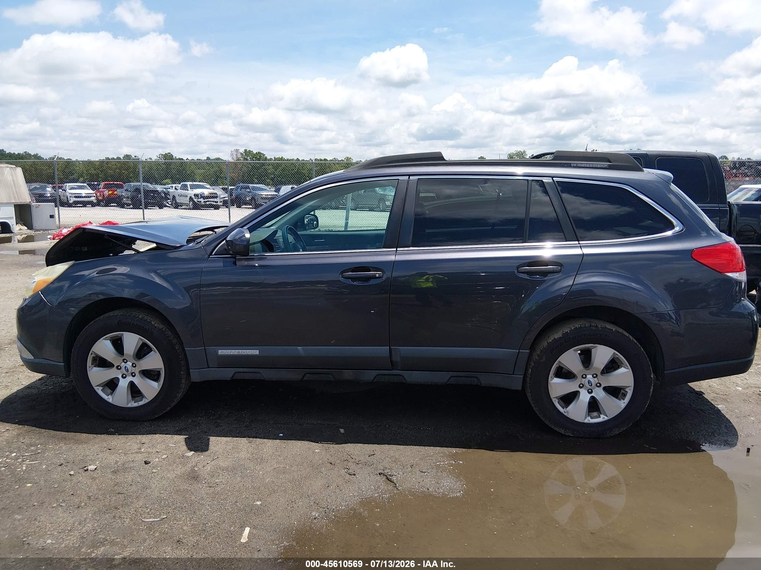 2011 Subaru Outback 3.6r Limited Gray vin: 4S4BRDJC2B2441422