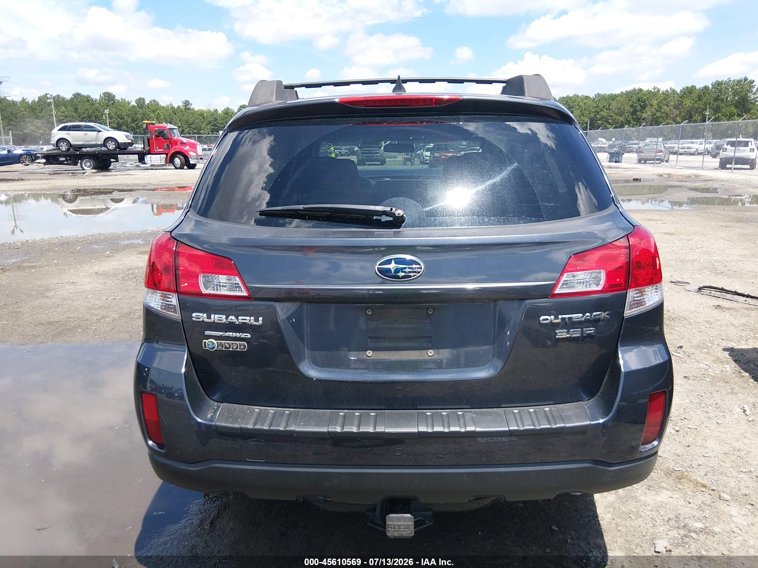 2011 Subaru Outback 3.6r Limited Gray vin: 4S4BRDJC2B2441422