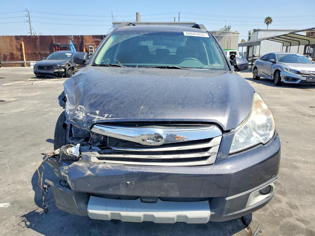 2012 Subaru Outback 3.6r Limited Серый vin: 4S4BRDJC3C2274165