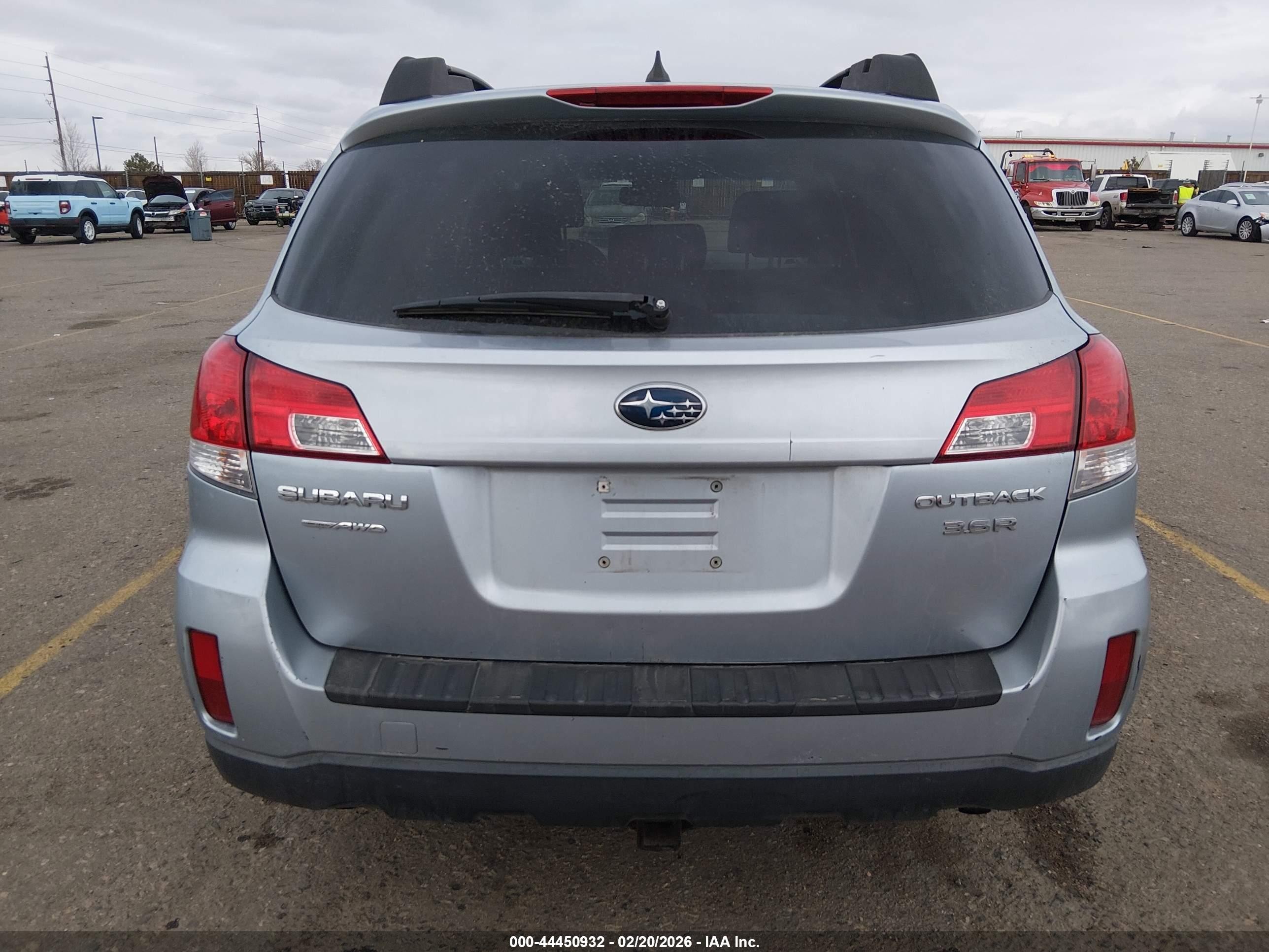 2013 Subaru Outback 3.6r Limited Blue vin: 4S4BRDJC3D2278184