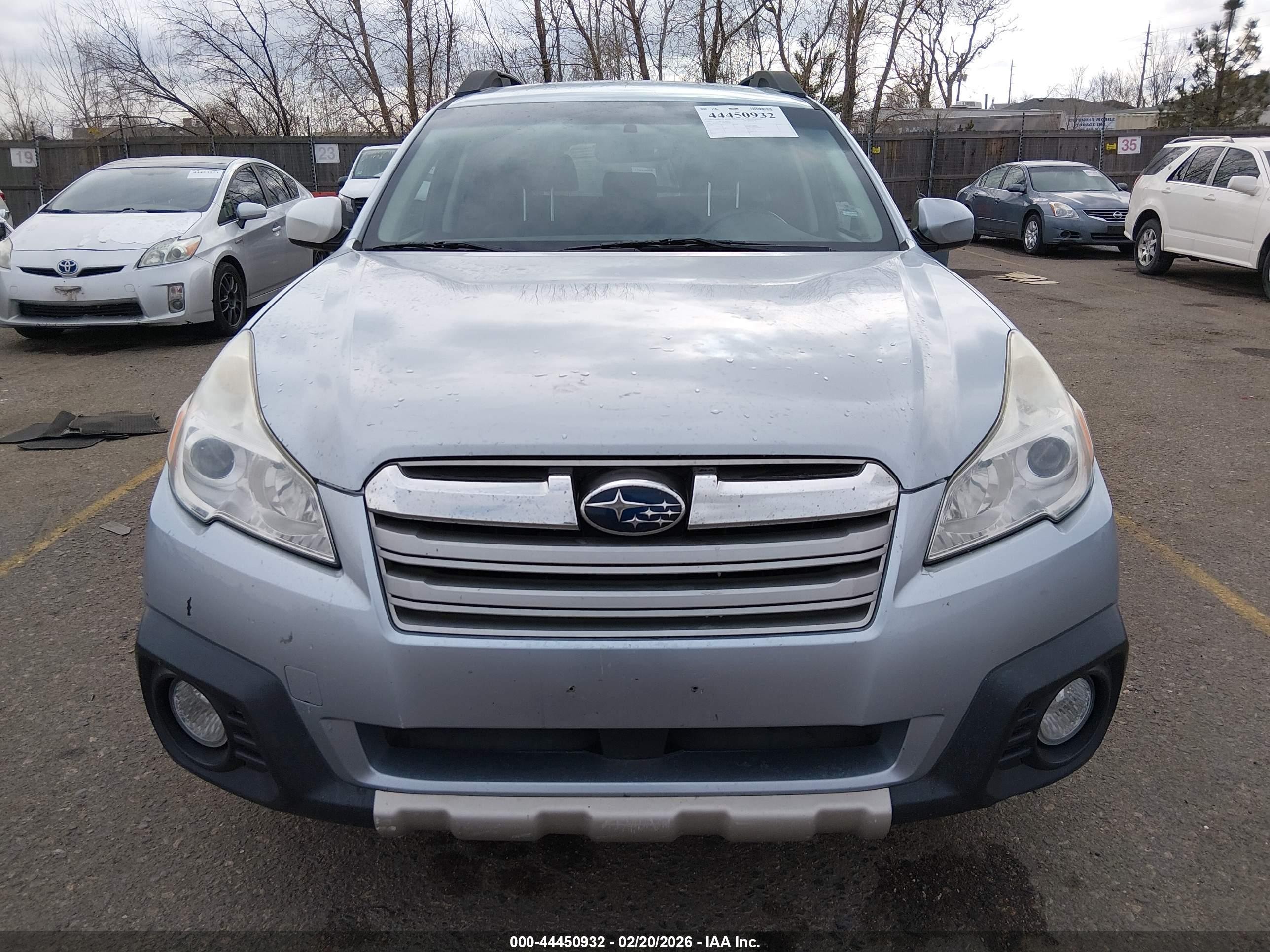 2013 Subaru Outback 3.6r Limited Blue vin: 4S4BRDJC3D2278184