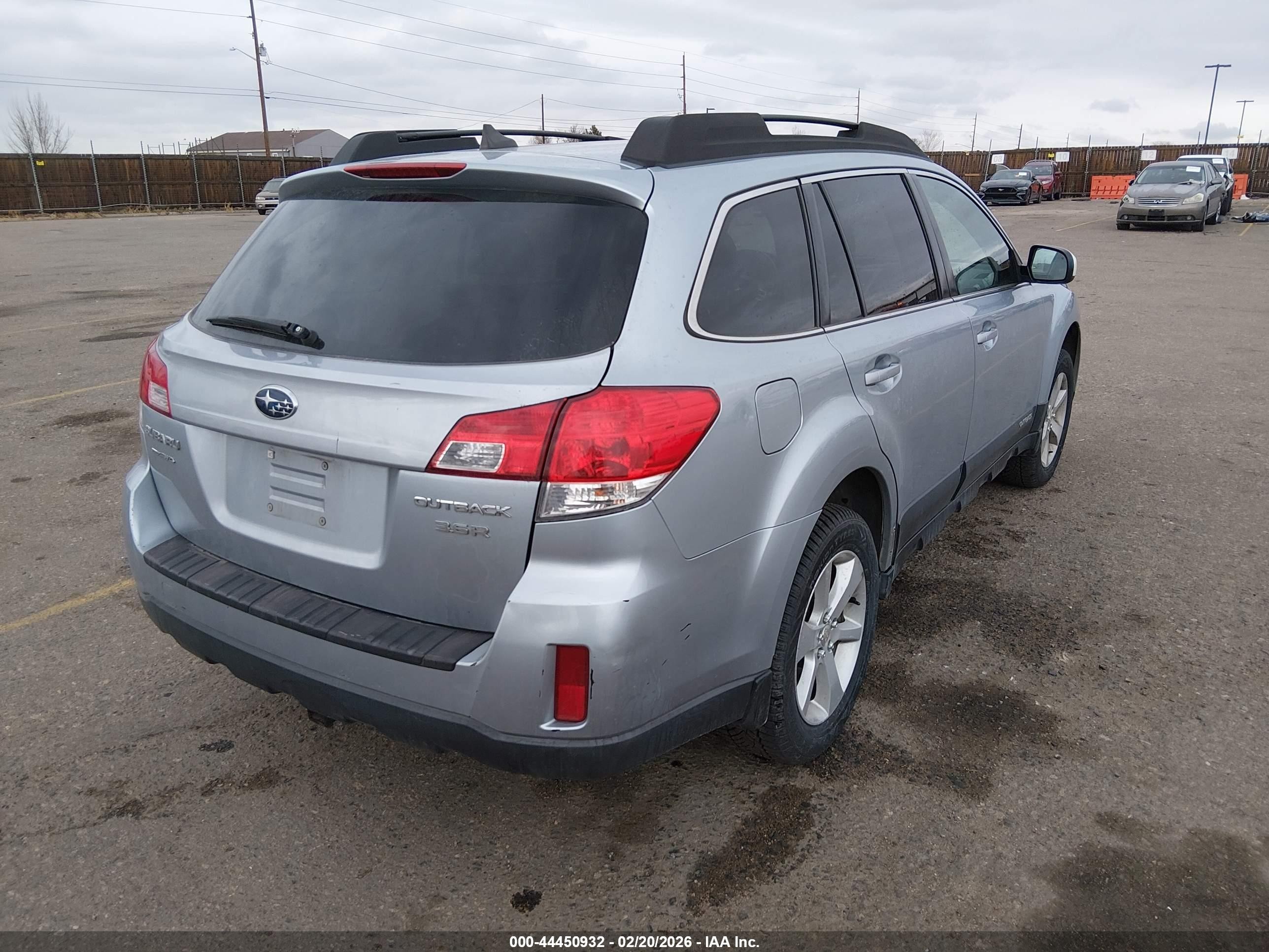 2013 Subaru Outback 3.6r Limited Blue vin: 4S4BRDJC3D2278184