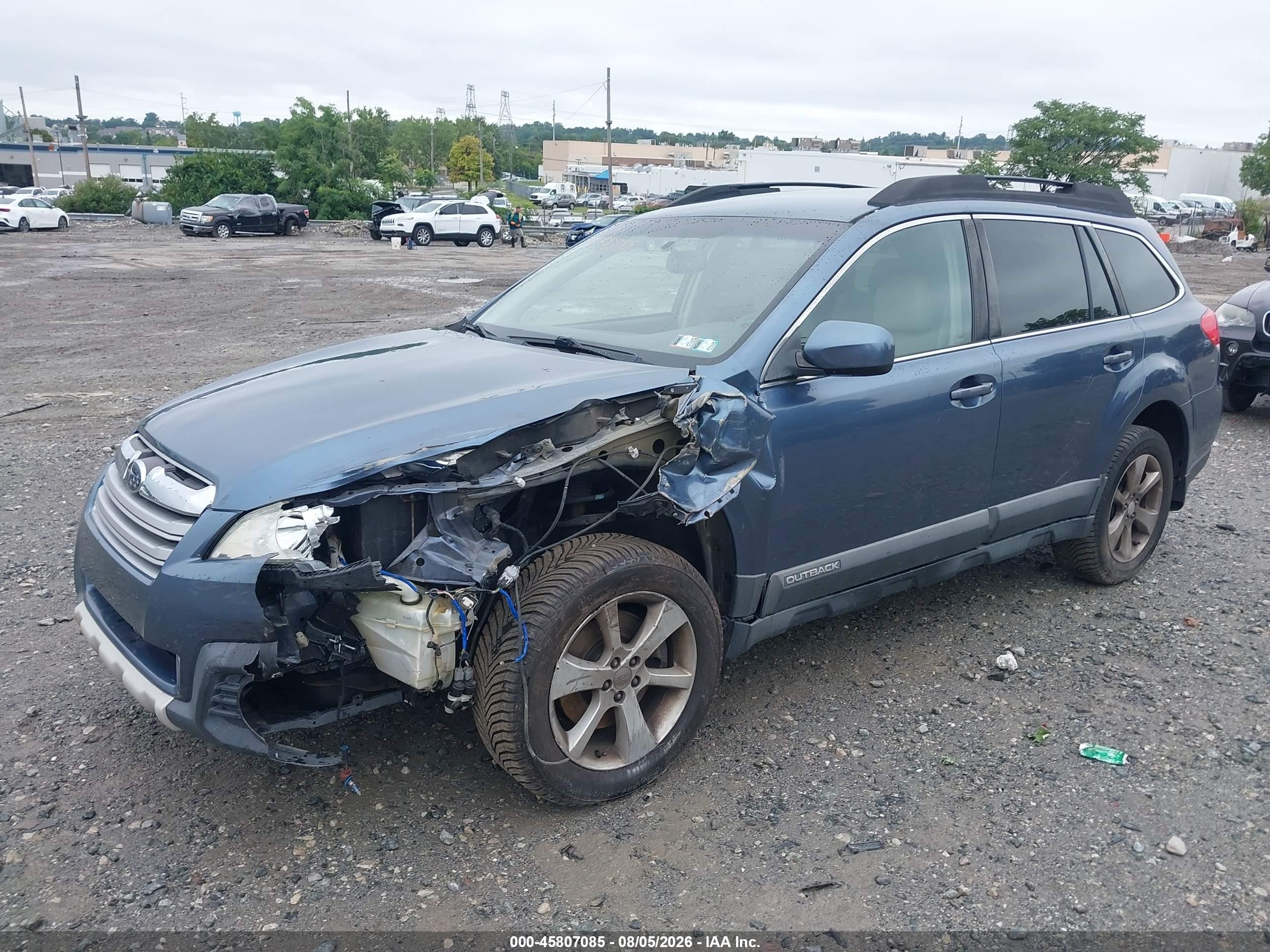 2013 Subaru Outback 3.6r Limited Blue vin: 4S4BRDJC3D2282381