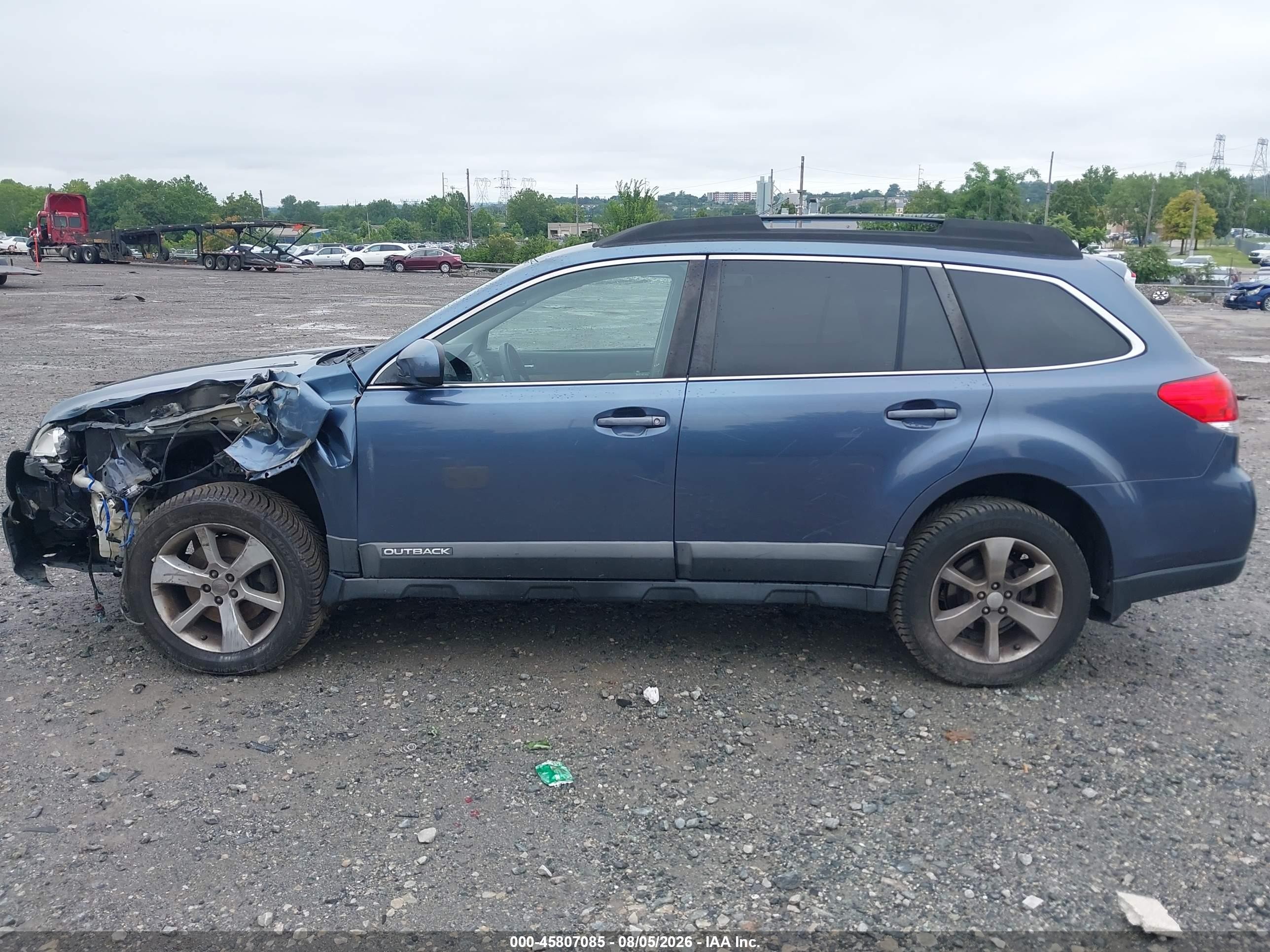2013 Subaru Outback 3.6r Limited Blue vin: 4S4BRDJC3D2282381