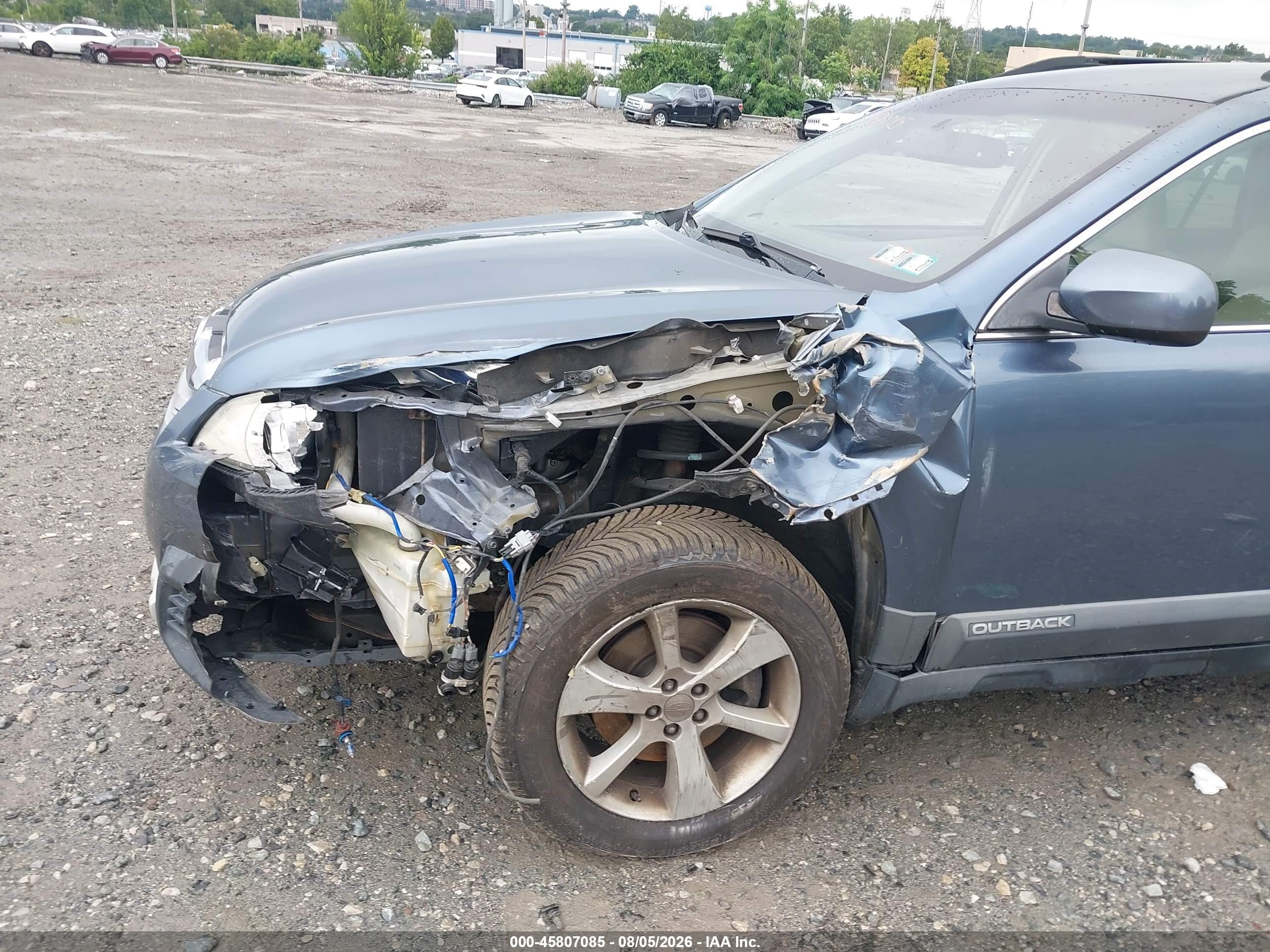 2013 Subaru Outback 3.6r Limited Blue vin: 4S4BRDJC3D2282381