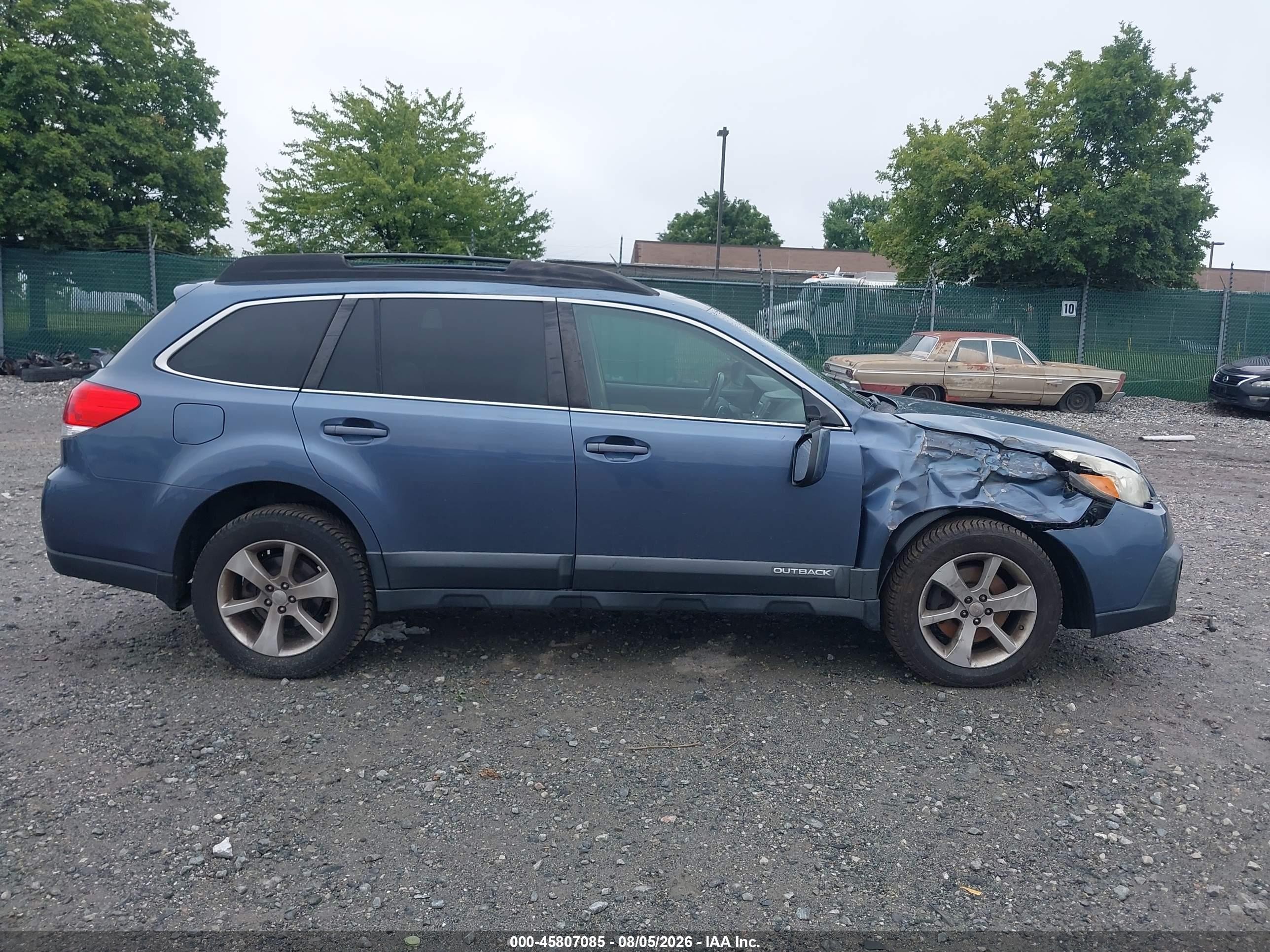 2013 Subaru Outback 3.6r Limited Blue vin: 4S4BRDJC3D2282381