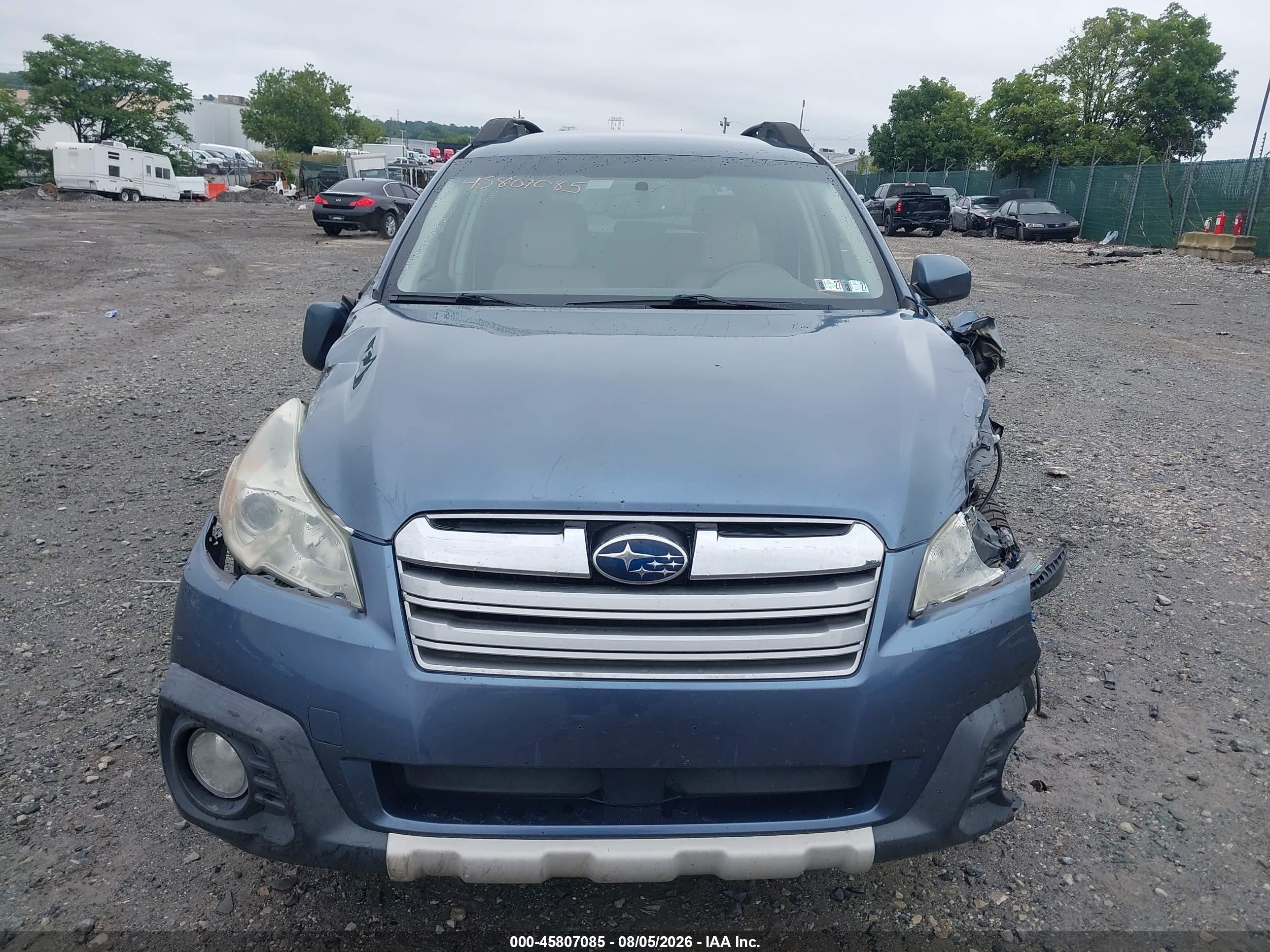 2013 Subaru Outback 3.6r Limited Blue vin: 4S4BRDJC3D2282381