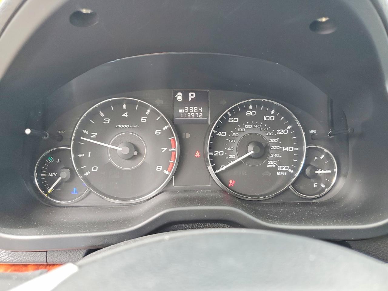 2012 Subaru Outback 3.6r Limited Серебряный vin: 4S4BRDJC7C2261872