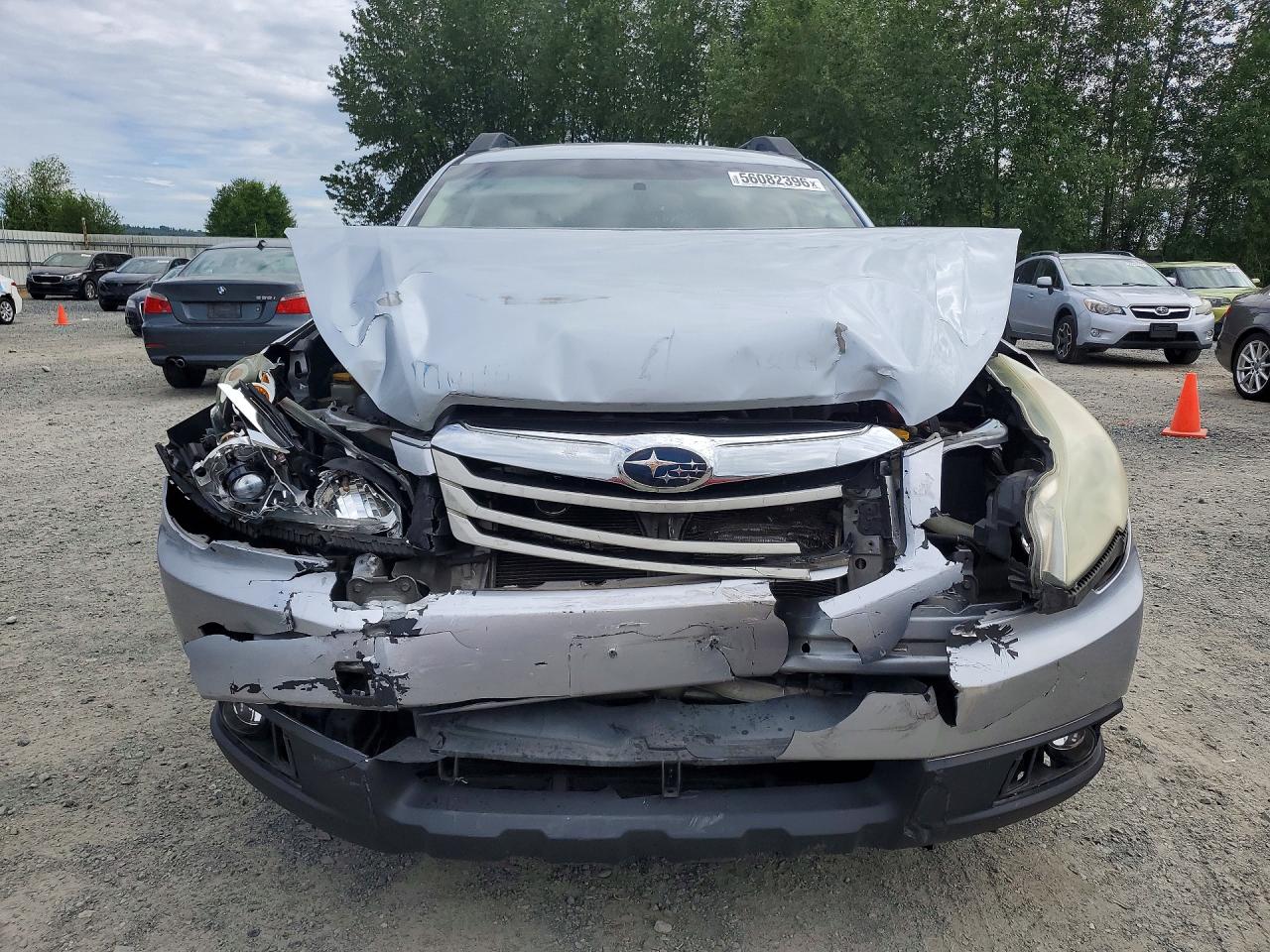 2012 Subaru Outback 3.6r Limited Серебряный vin: 4S4BRDJC7C2261872