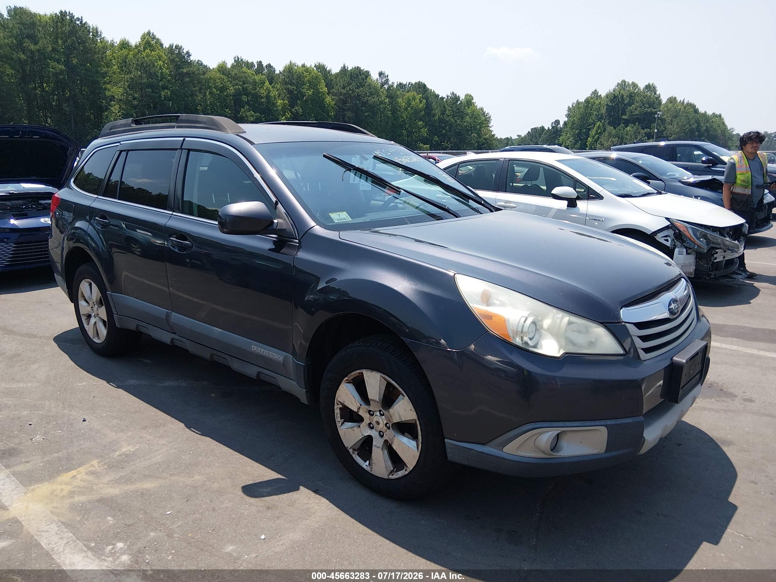 2011 Subaru Outback 3.6r Limited Gray vin: 4S4BRDJC8B2375362