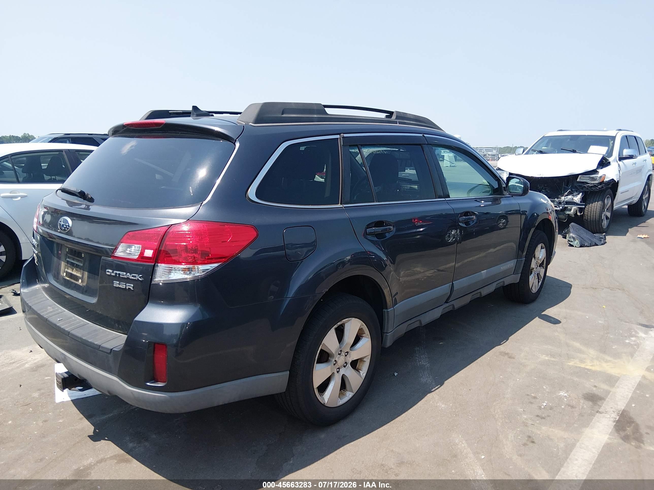 2011 Subaru Outback 3.6r Limited Gray vin: 4S4BRDJC8B2375362