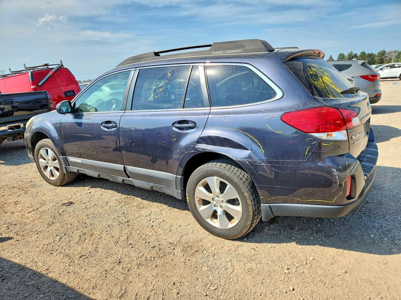 2010 Subaru Outback 3.6r Limited Gray vin: 4S4BRDKC0A2377071