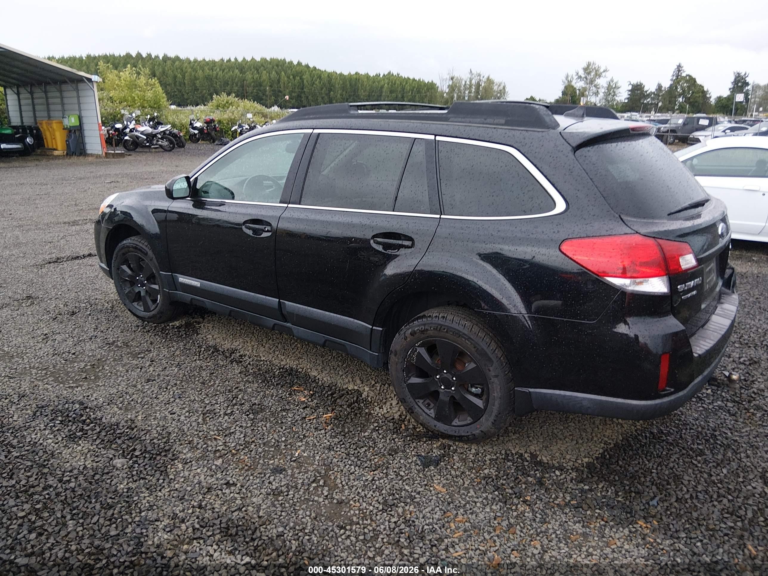 2011 Subaru Outback 3.6r Limited Black vin: 4S4BRDKC0B2439411