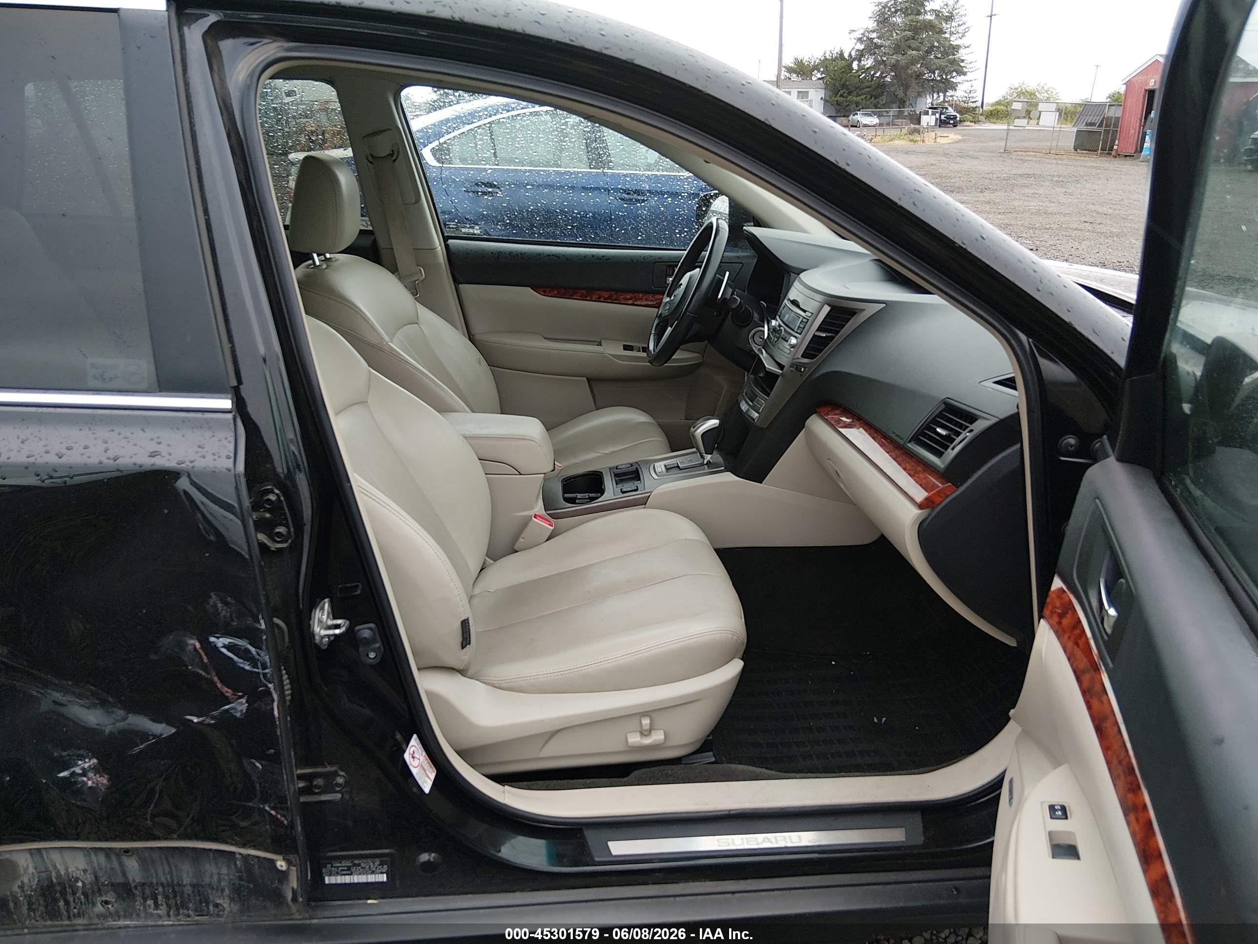 2011 Subaru Outback 3.6r Limited Black vin: 4S4BRDKC0B2439411