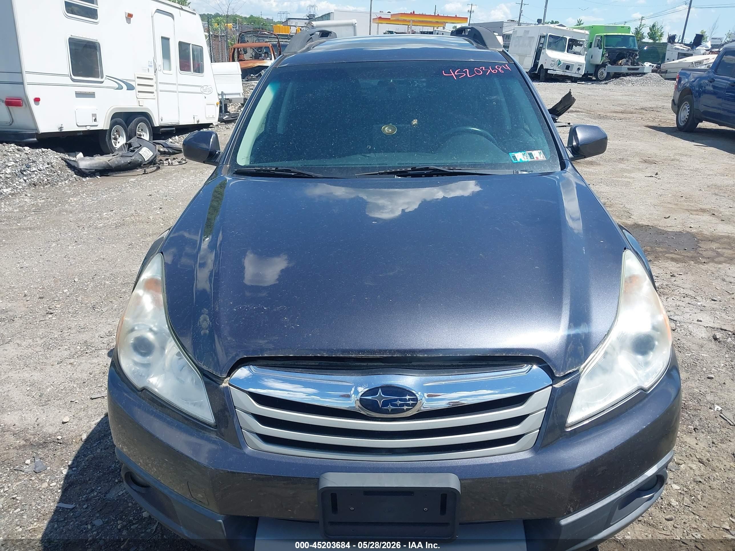 2012 Subaru Outback 3.6r Limited Серый vin: 4S4BRDKC0C2211359
