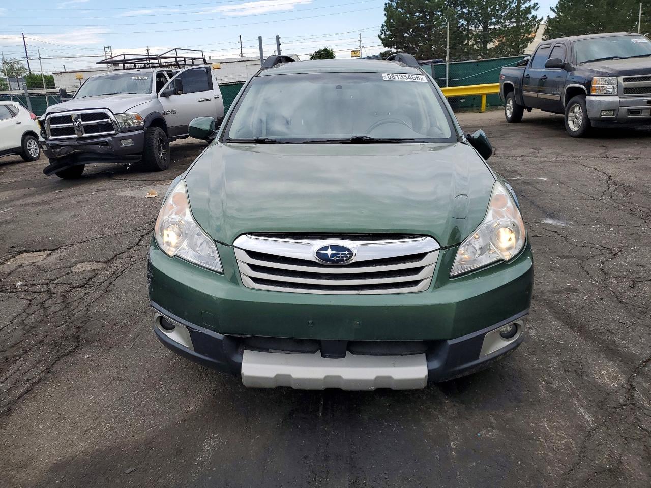 2012 Subaru Outback 3.6r Limited Green vin: 4S4BRDKC2C2212433
