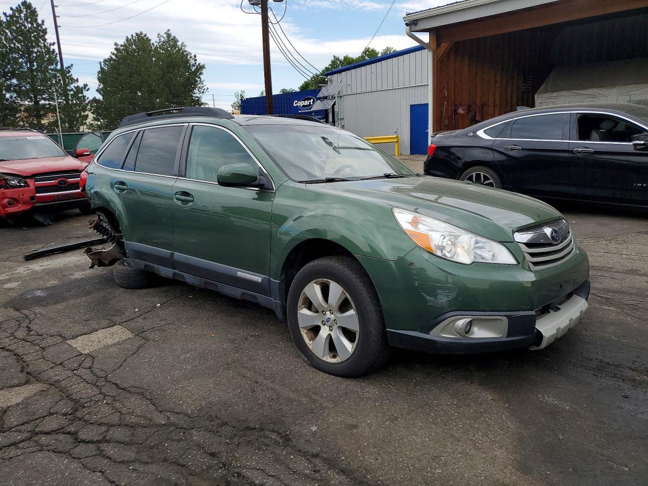 2012 Subaru Outback 3.6r Limited Green vin: 4S4BRDKC2C2212433