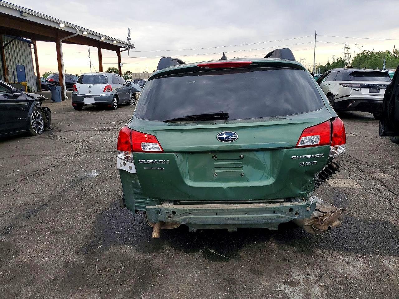 2012 Subaru Outback 3.6r Limited Green vin: 4S4BRDKC2C2212433