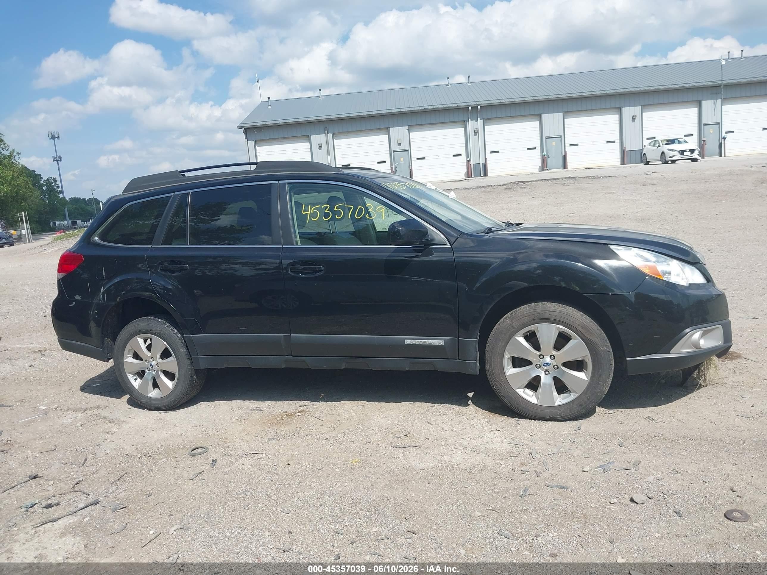 2012 Subaru Outback 3.6r Limited Black vin: 4S4BRDKC2C2296933
