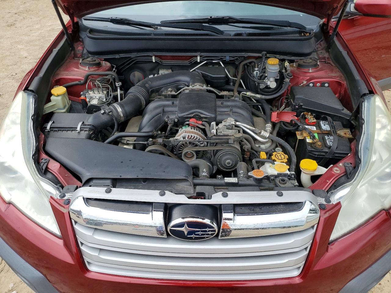 2014 Subaru Outback 3.6r Limited Burgundy vin: 4S4BRDKC2E2202813