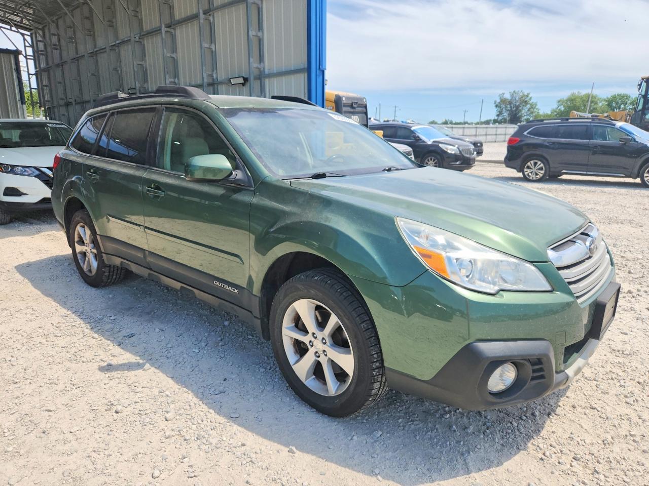 2013 Subaru Outback 3.6r Limited Green vin: 4S4BRDKC4D2234998