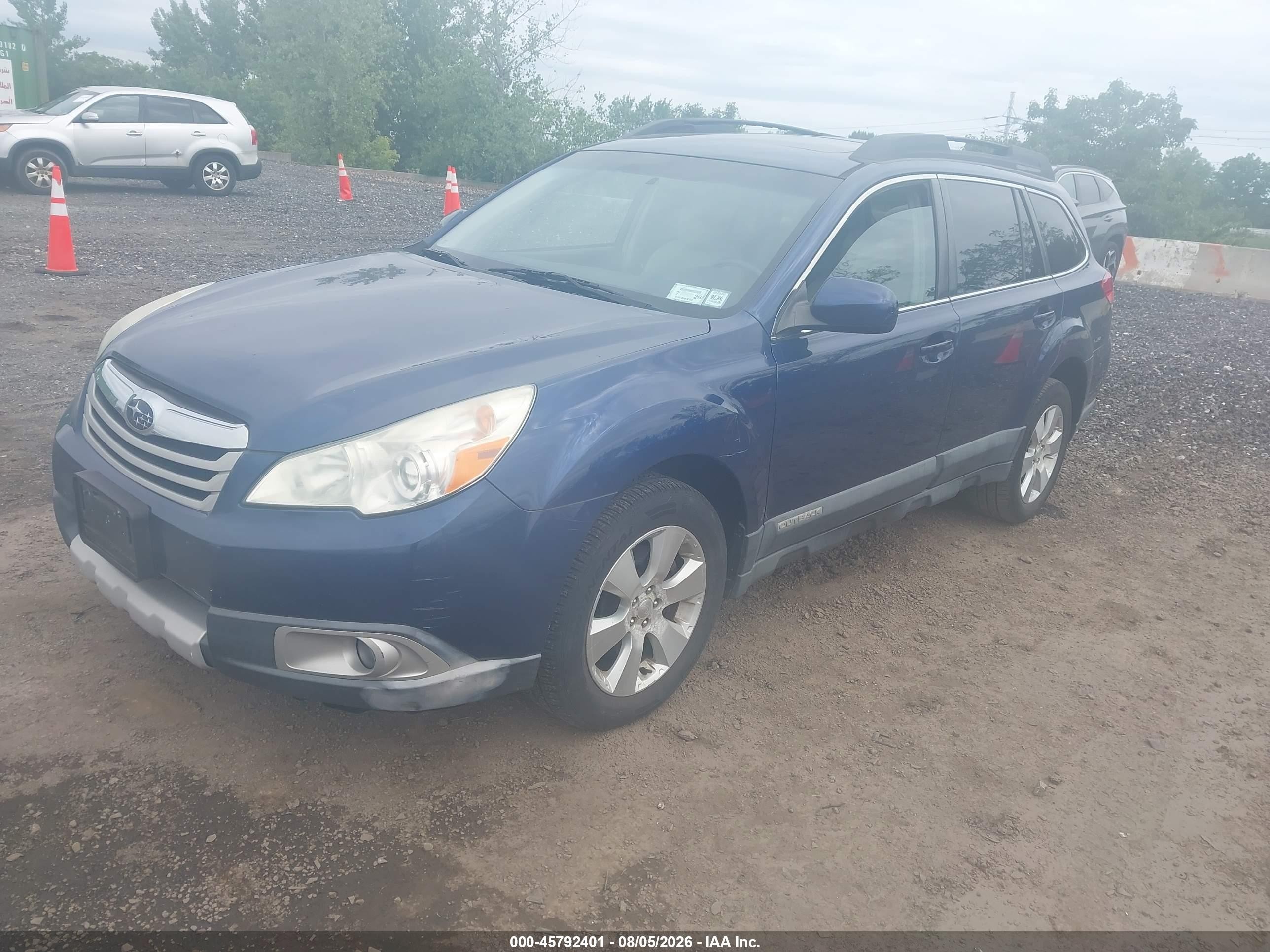 2010 Subaru Outback 3.6r Limited Blue vin: 4S4BRDKC5A2362999