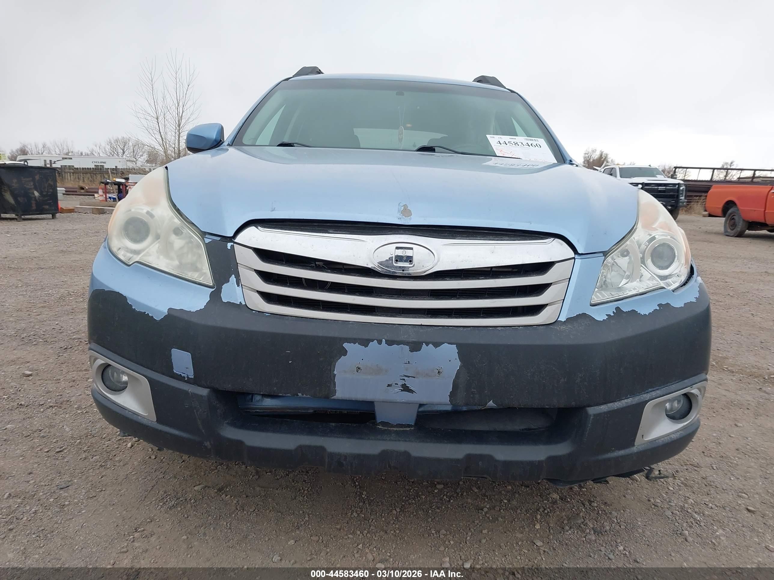2011 Subaru Outback 3.6r Limited Light Blue vin: 4S4BRDKC5B2321192