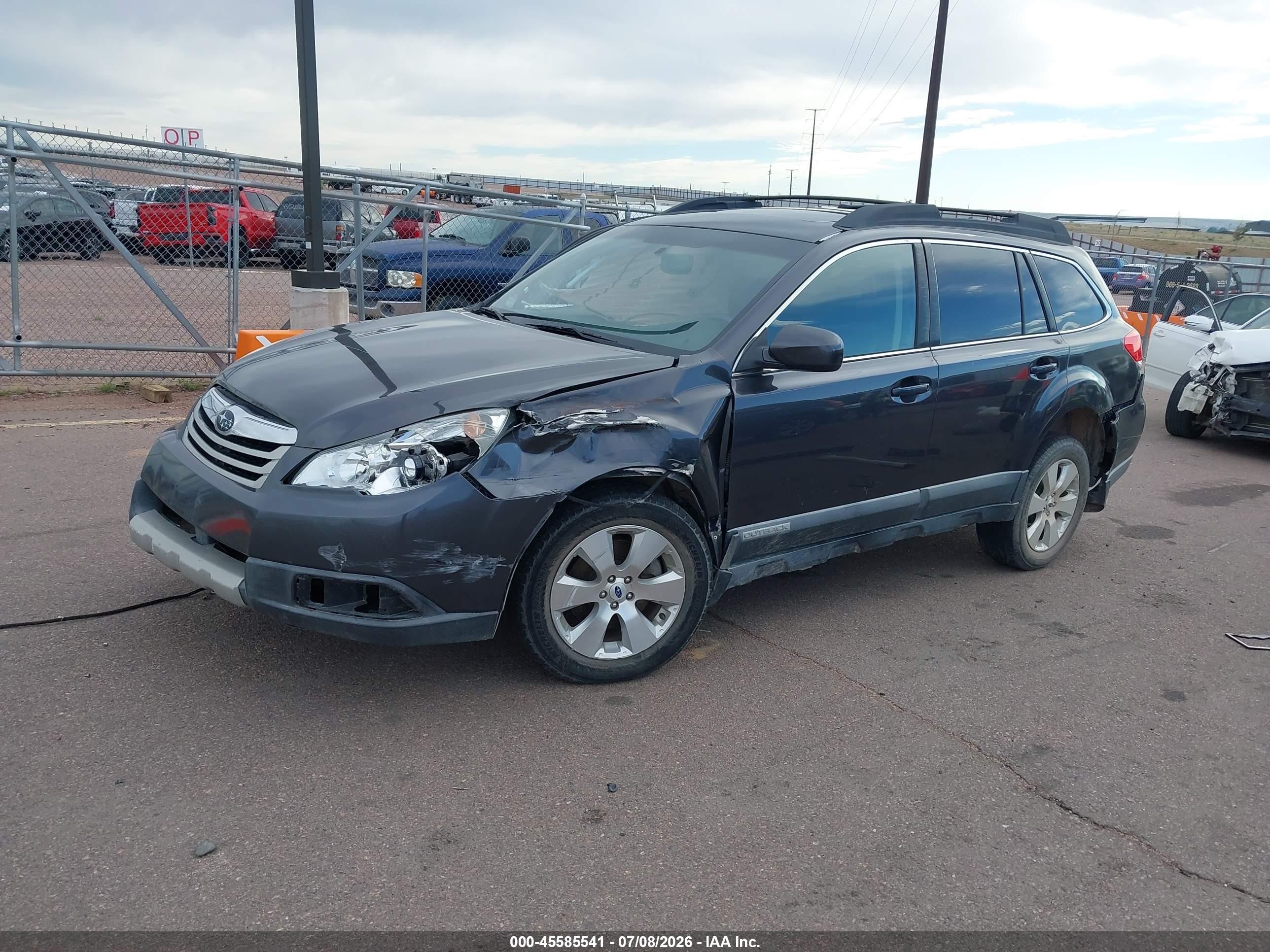 2012 Subaru Outback 3.6r Limited Серый vin: 4S4BRDKC5C2236113