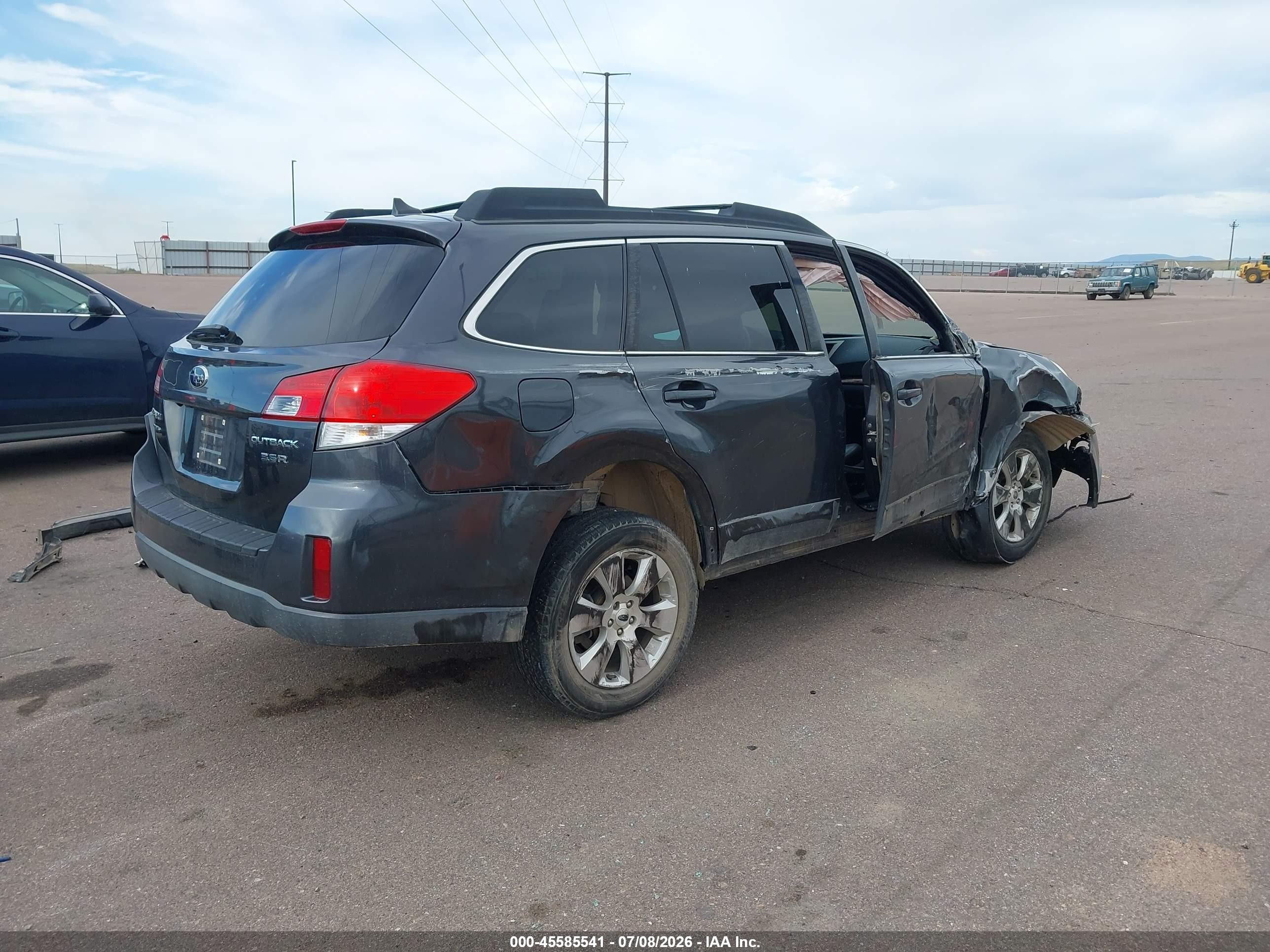 2012 Subaru Outback 3.6r Limited Серый vin: 4S4BRDKC5C2236113