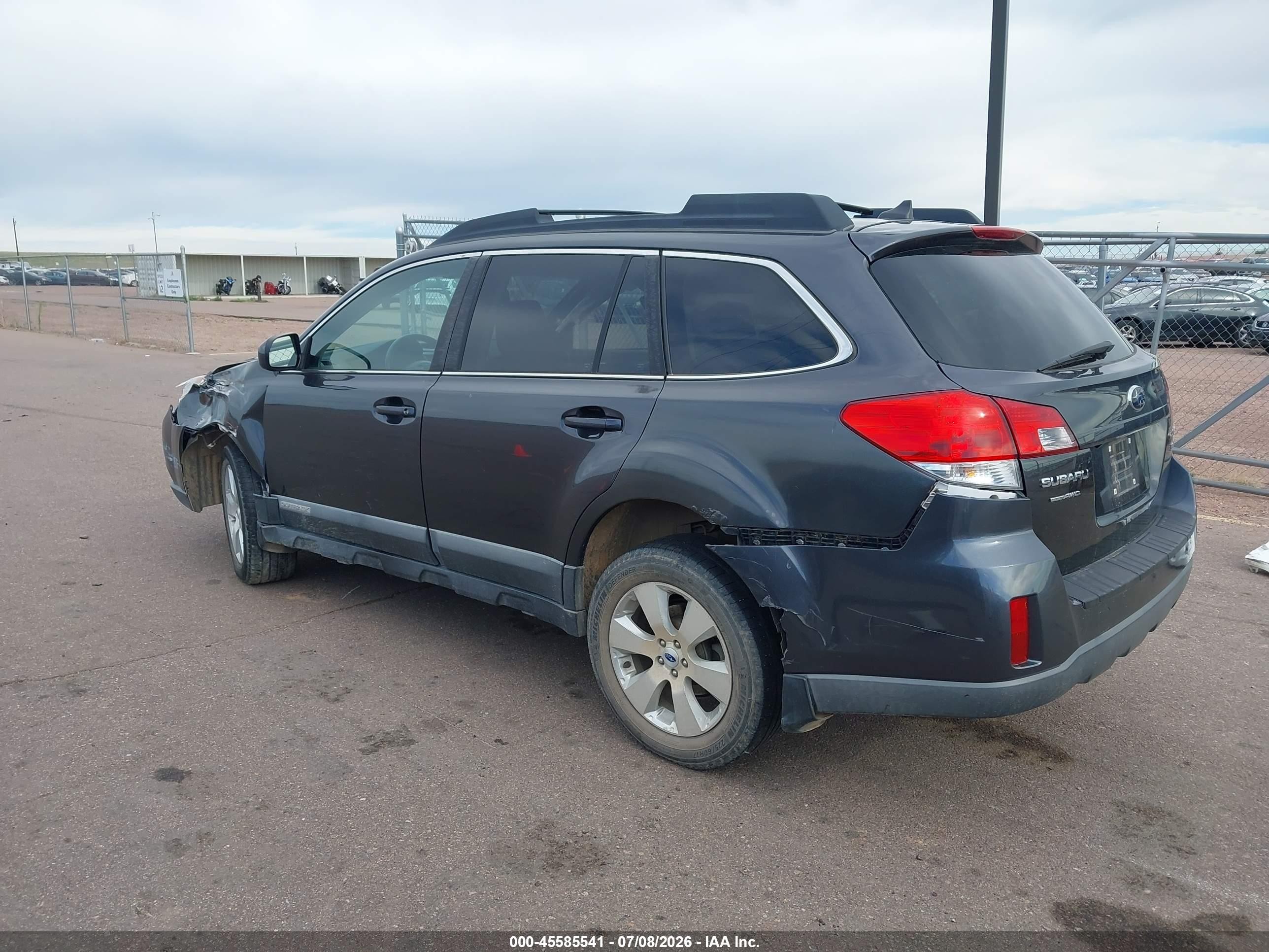 2012 Subaru Outback 3.6r Limited Серый vin: 4S4BRDKC5C2236113