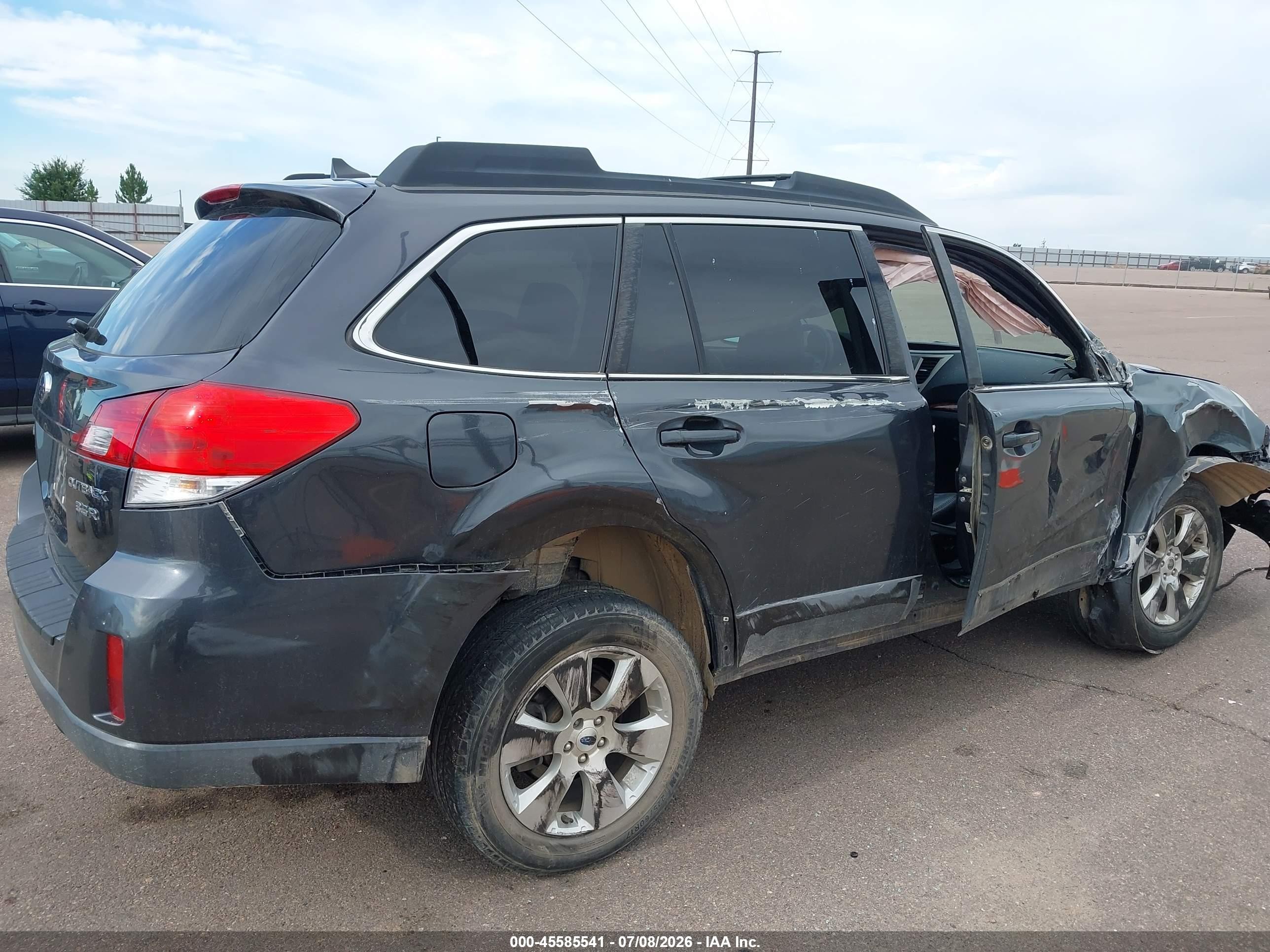 2012 Subaru Outback 3.6r Limited Серый vin: 4S4BRDKC5C2236113