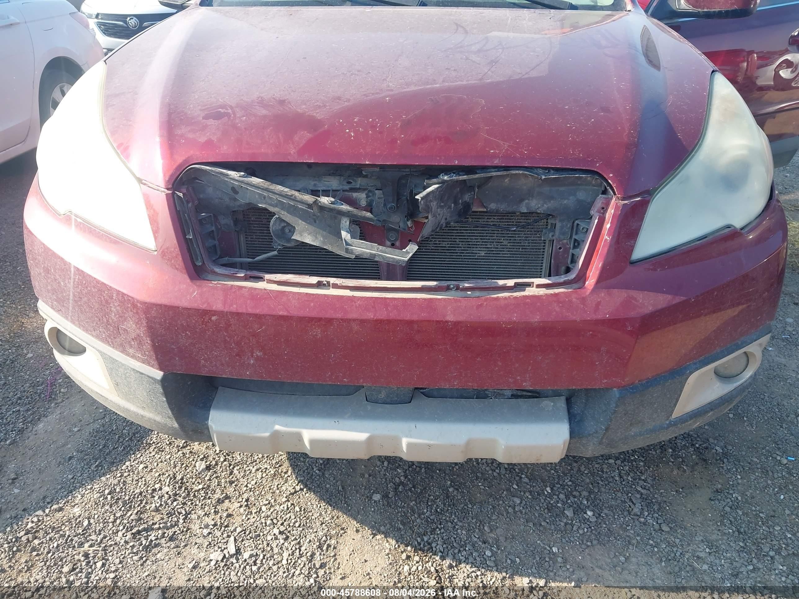 2012 Subaru Outback 3.6r Limited Maroon vin: 4S4BRDKC6C2265443